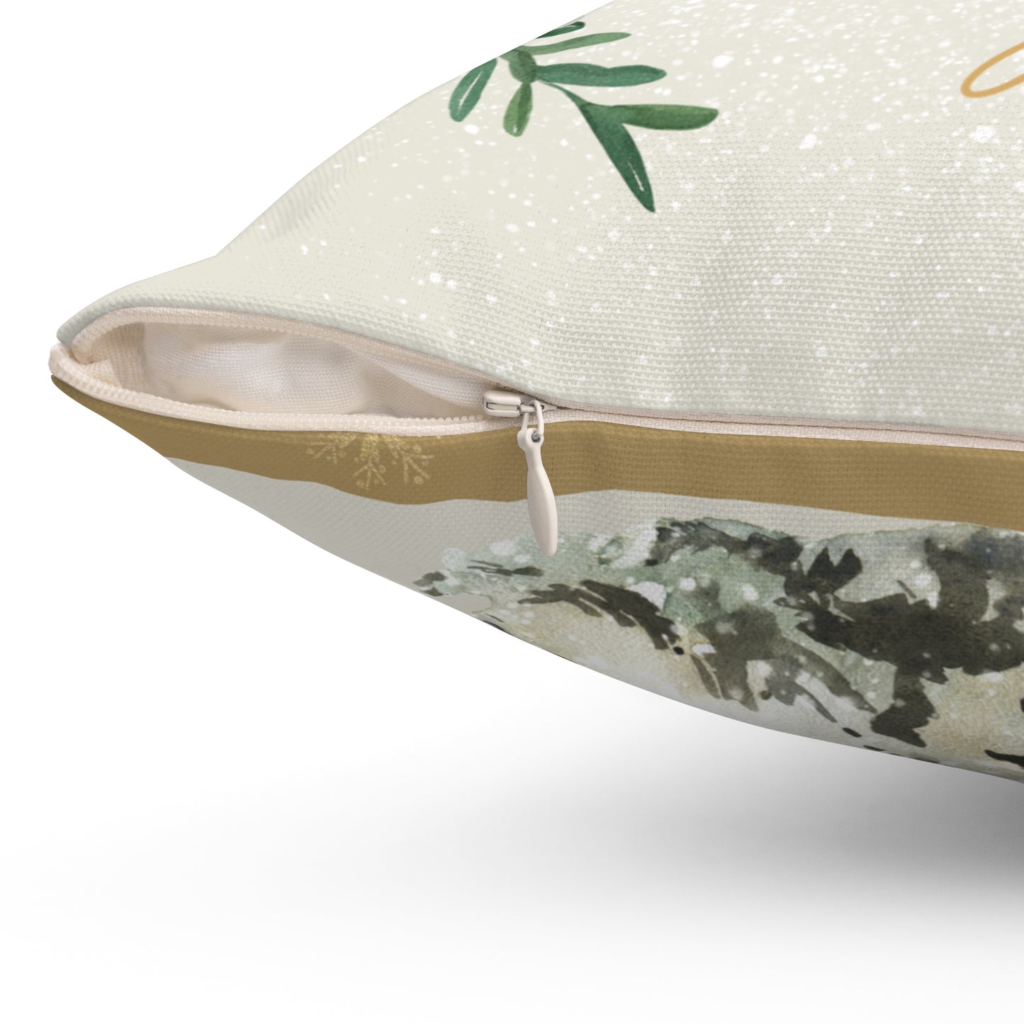 Merry & Bright -Spun Polyester Square Pillow