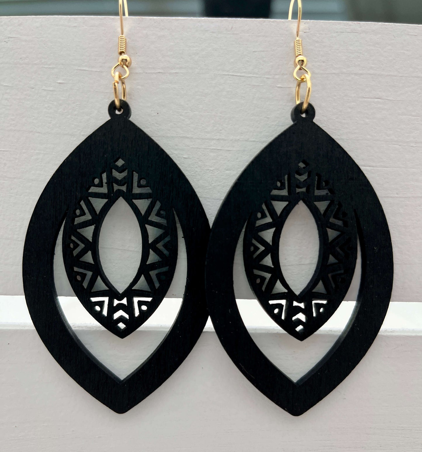 The Wooden Collection-Black Teardrop