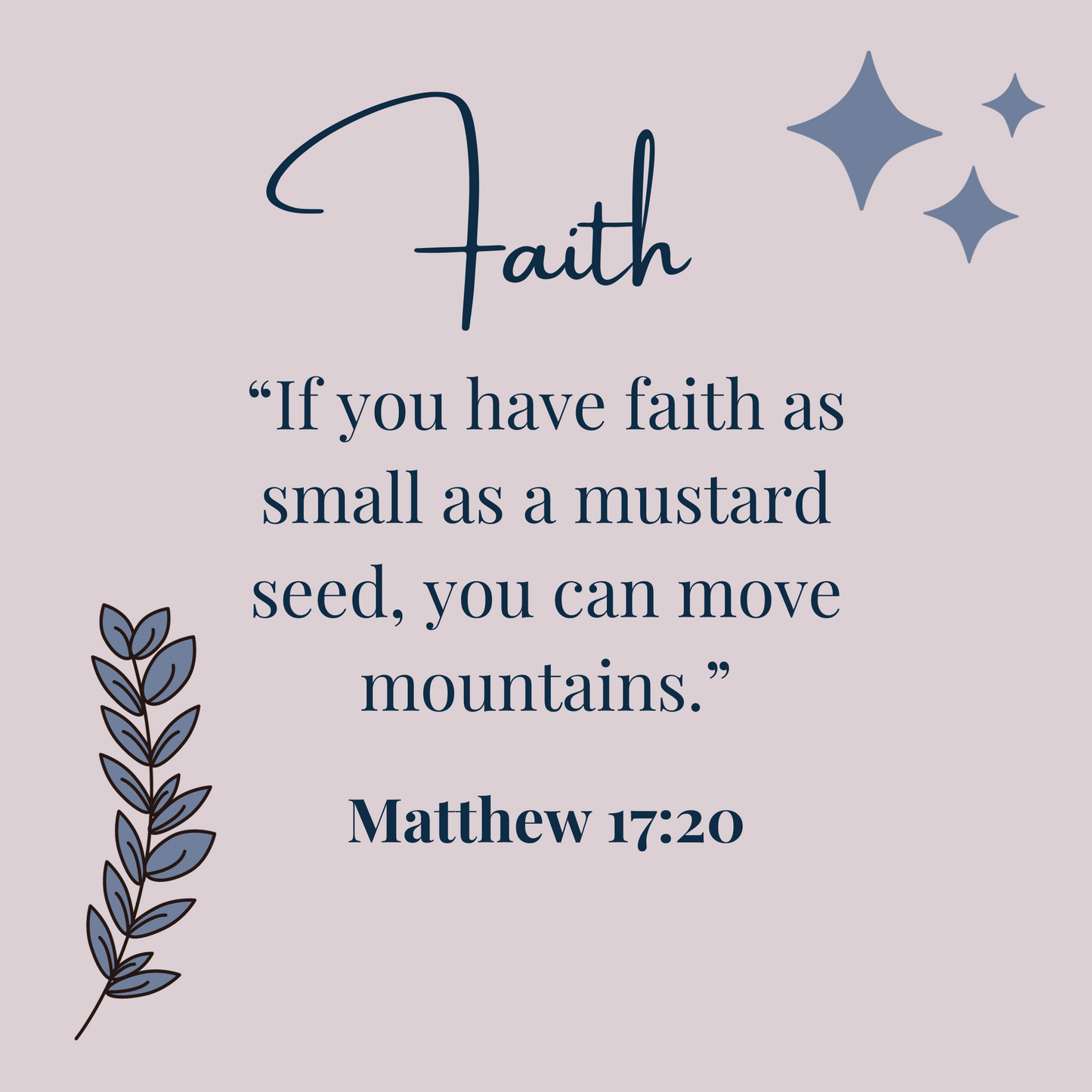 Faith bracelet with zebra pink stone beads and a white stone cross- accompanied by a 4x4 Bible verse card