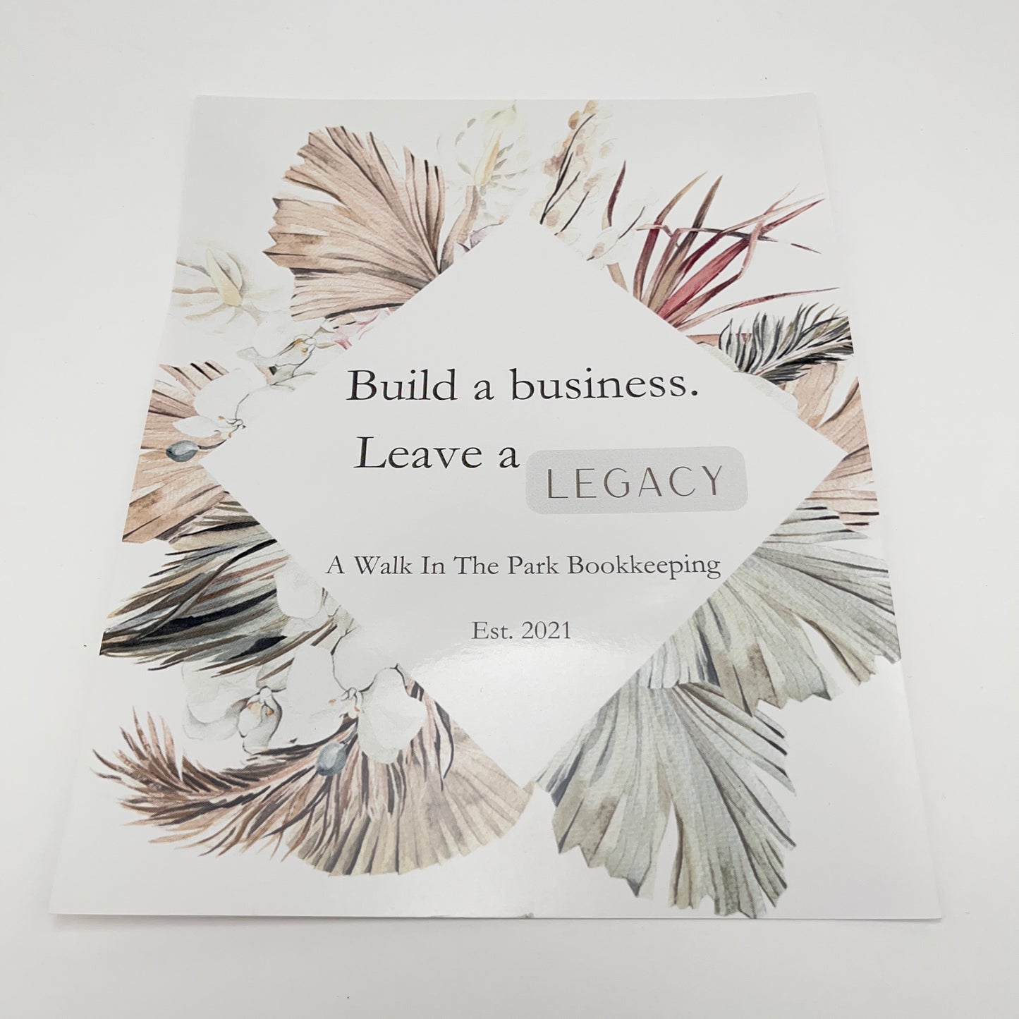 Personalized wall art for the entrepreneur in your life; set of 3 prints, frame not included