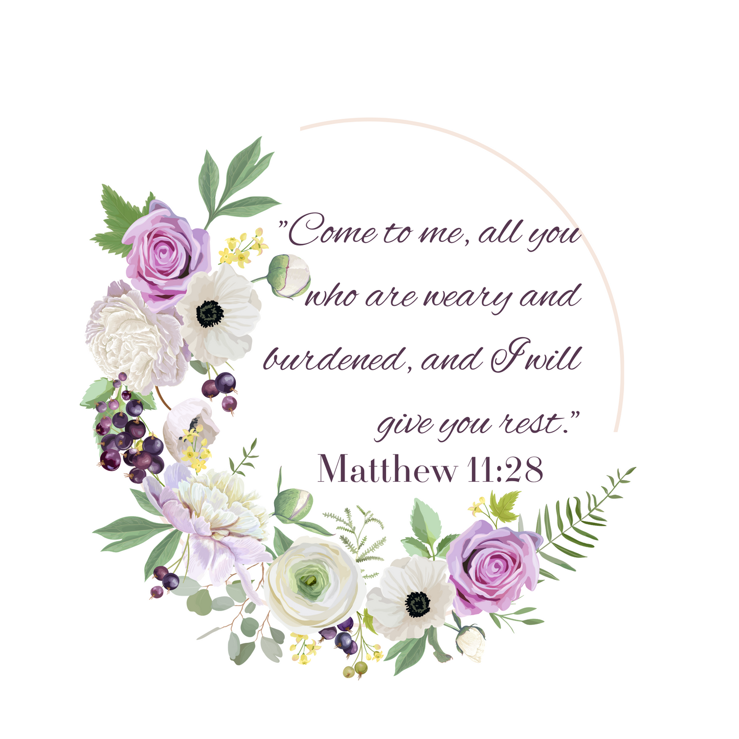 Floral Harmony Adjustable Bracelet – Be Lifted Up Collection-Ceramic beaded bracelet with charm accompanied by a 4x4 Bible verse card