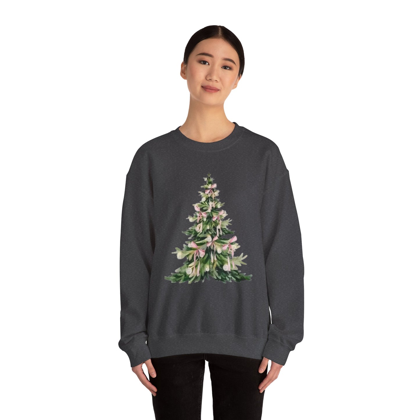 Christian Christmas Tree Sweatshirt | Faith-Based Holiday Apparel
