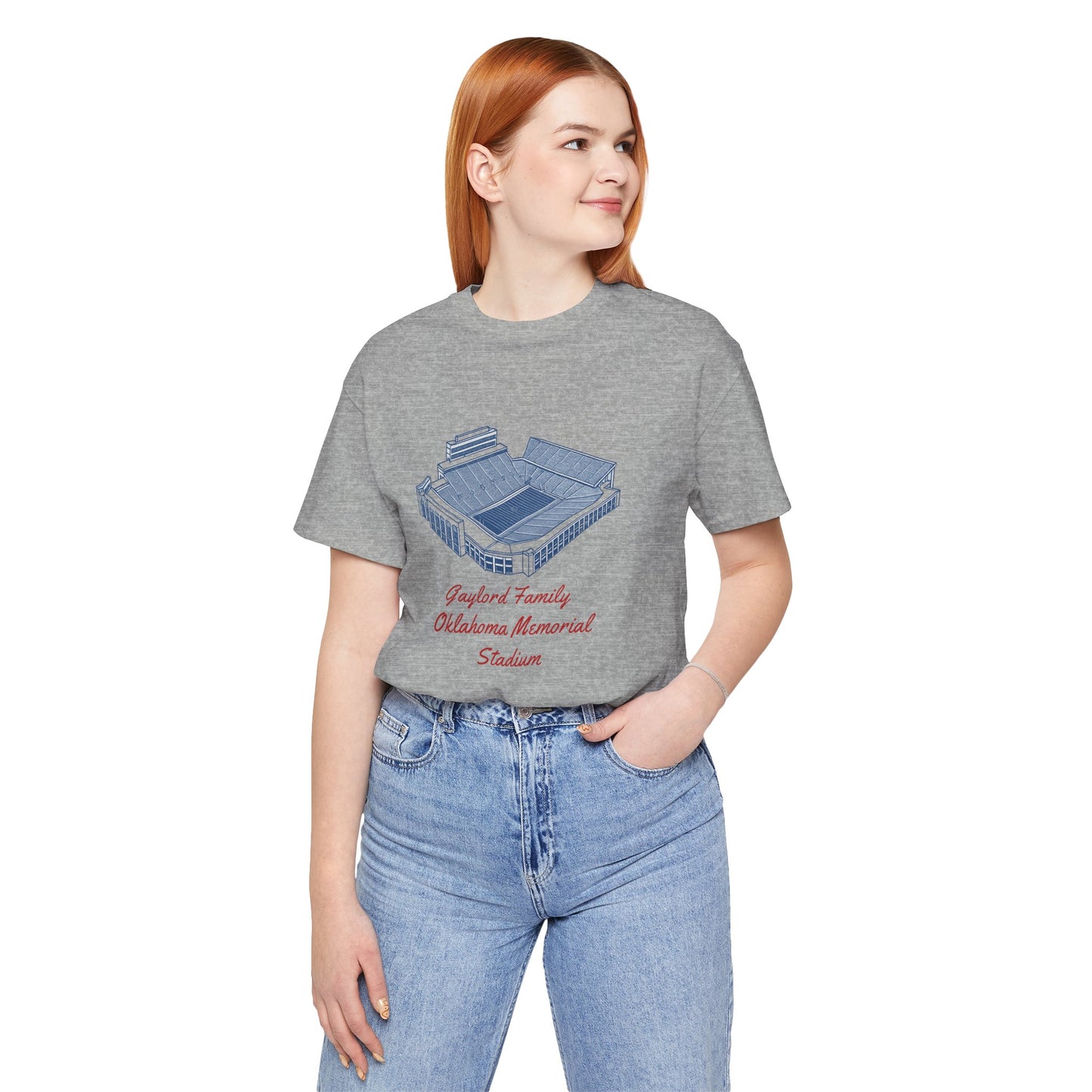 Gaylord Family Oklahoma Memorial Stadium Tribute Tee -  Short Sleeve