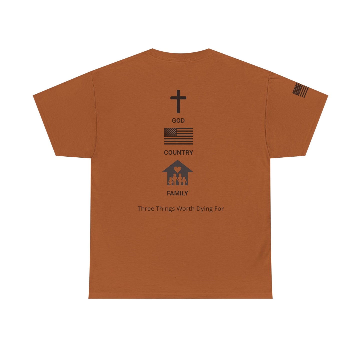 God, Country, Family Tee — Fitzgerald Service Company Graphic T‑Shirt