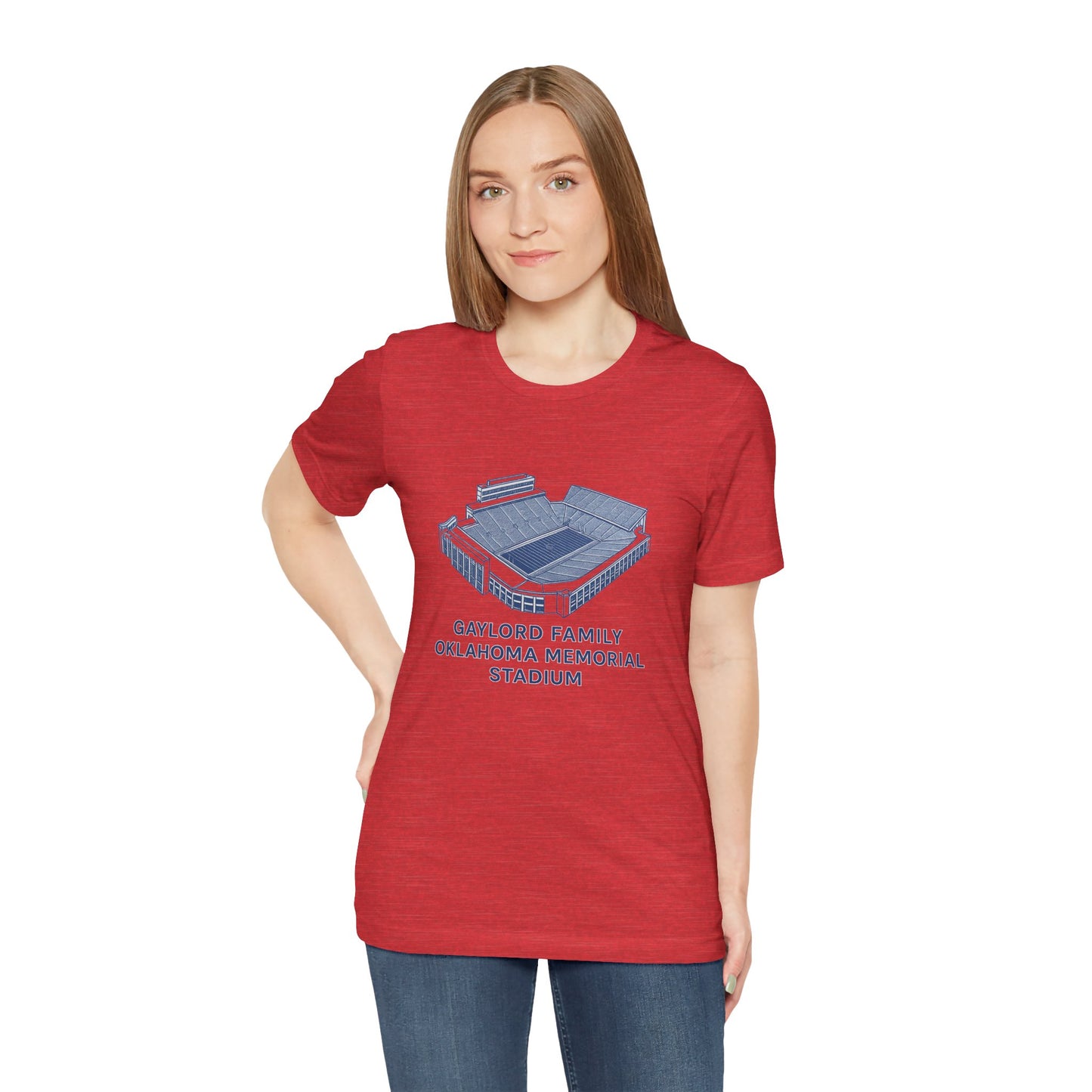 College Stadium Graphic Tee - Gaylord Family Oklahoma Memorial Stadium