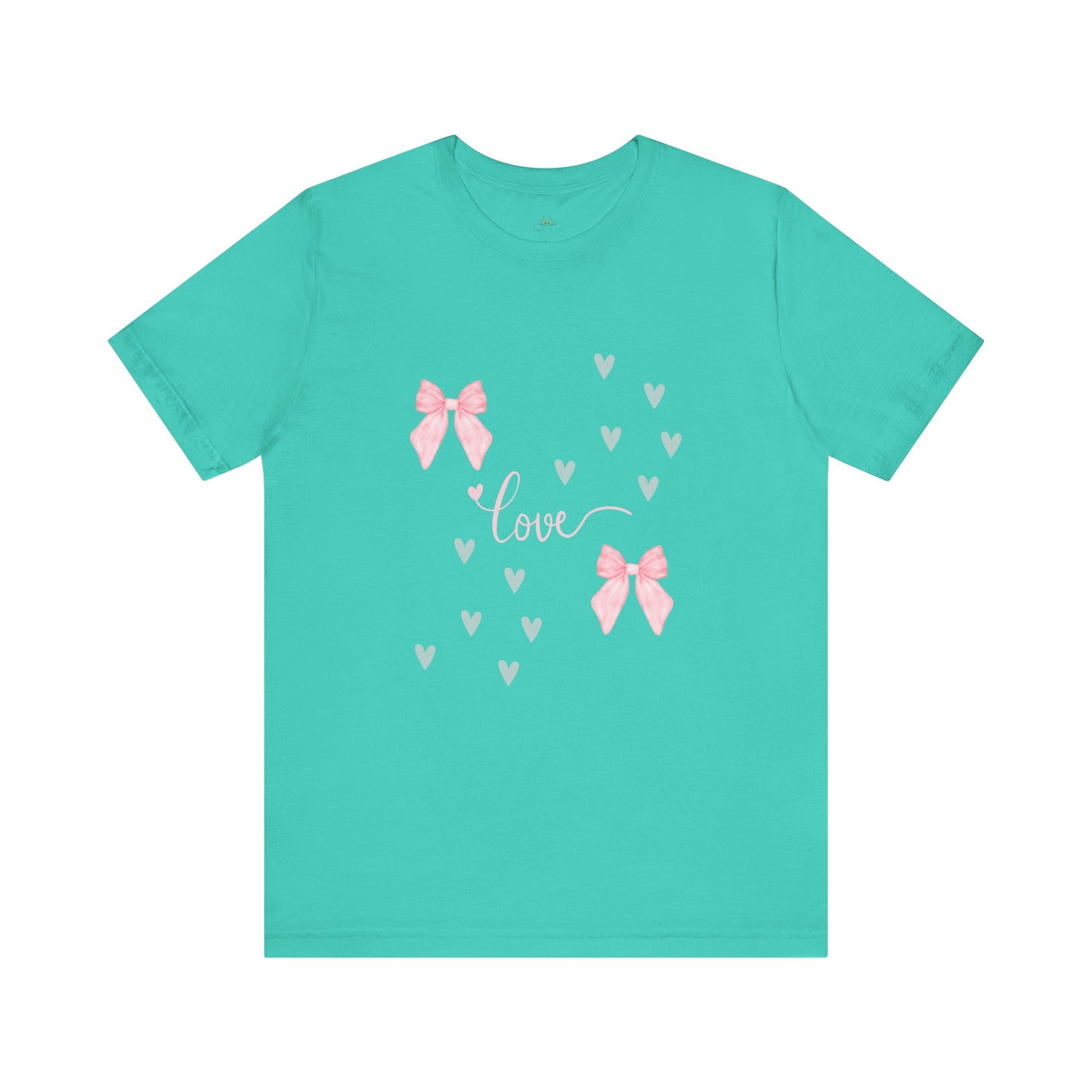 "Love & Bows" Women's T-Shirt – Cute & Feminine Faith-Based Tee