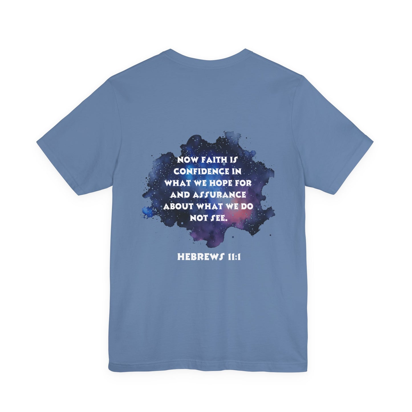 Don’t Stop Believin’ Retro Christian T-Shirt | Hebrews 11:1 Faith Tee