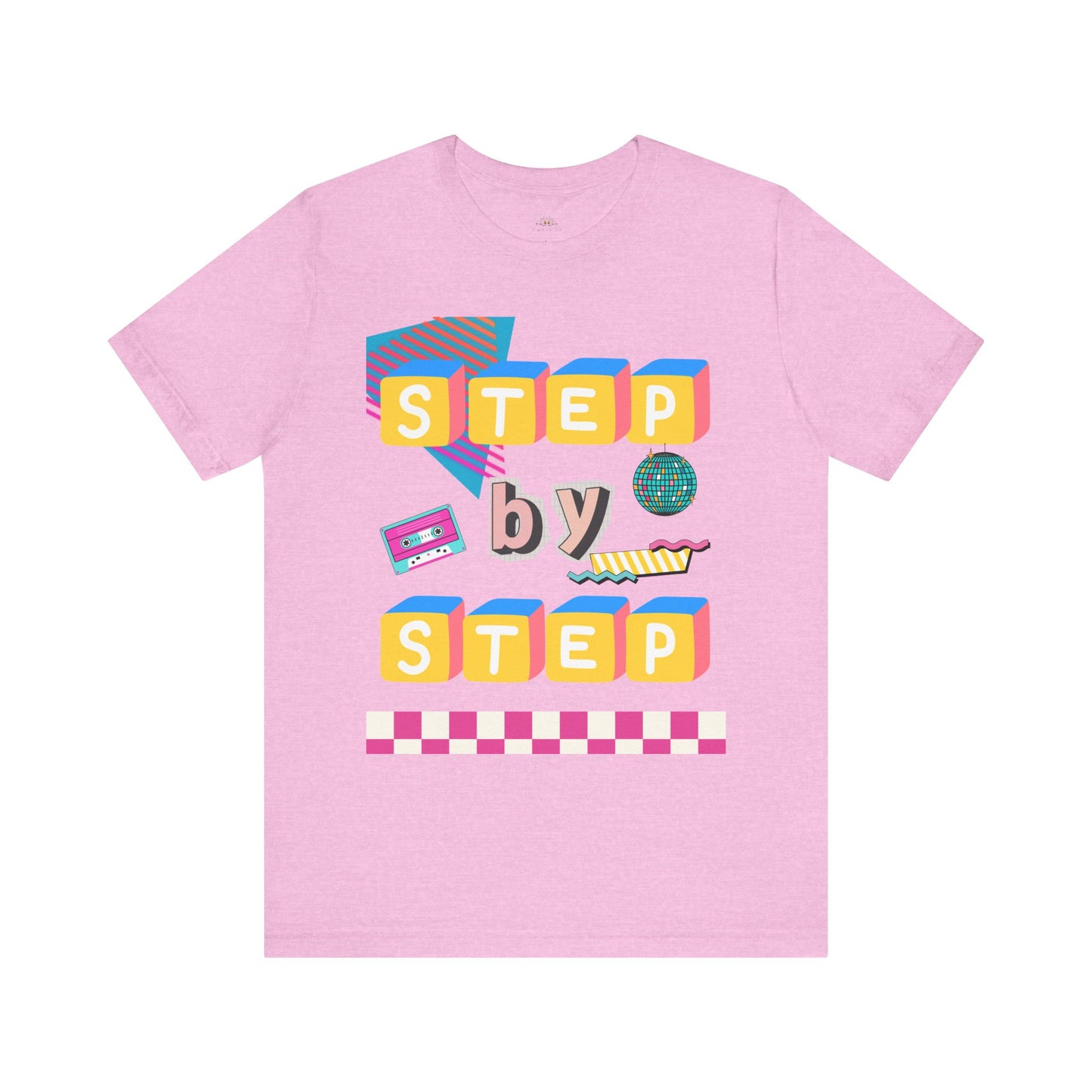 Step by Step Proverbs 16:9 Retro Christian T-Shirt