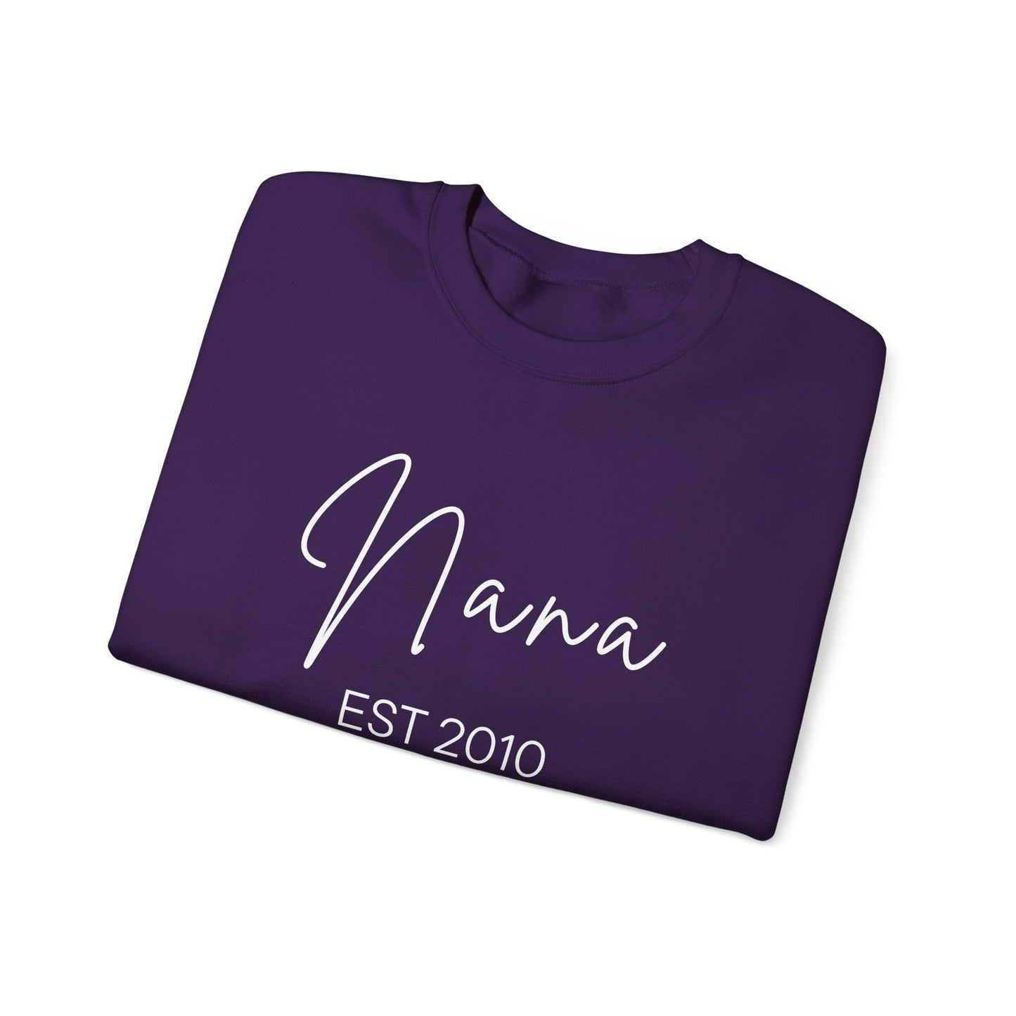 Personalized "Nana" Sweatshirt - Script Graphic, Minimal Cozy Pullover