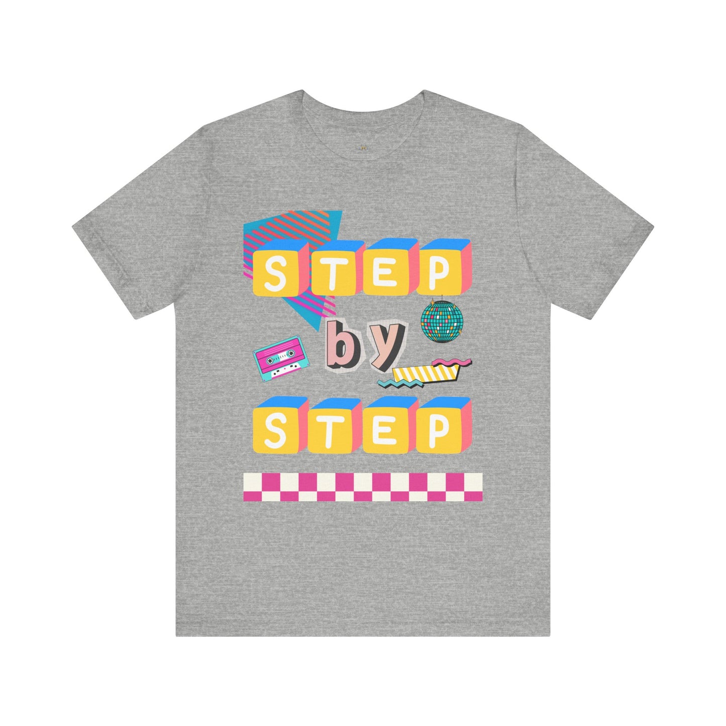Step by Step Proverbs 16:9 Retro Christian T-Shirt