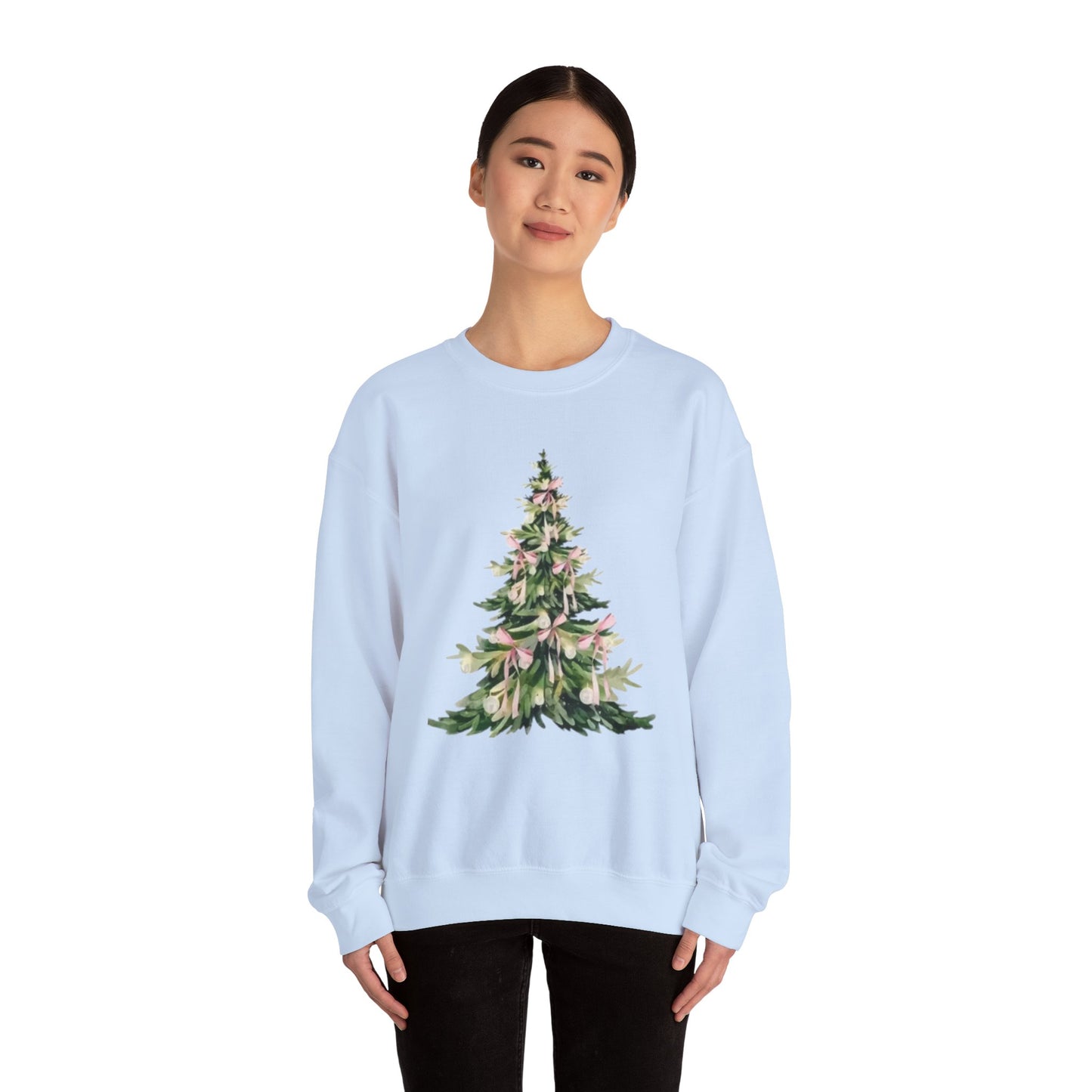 Christian Christmas Tree Sweatshirt | Faith-Based Holiday Apparel