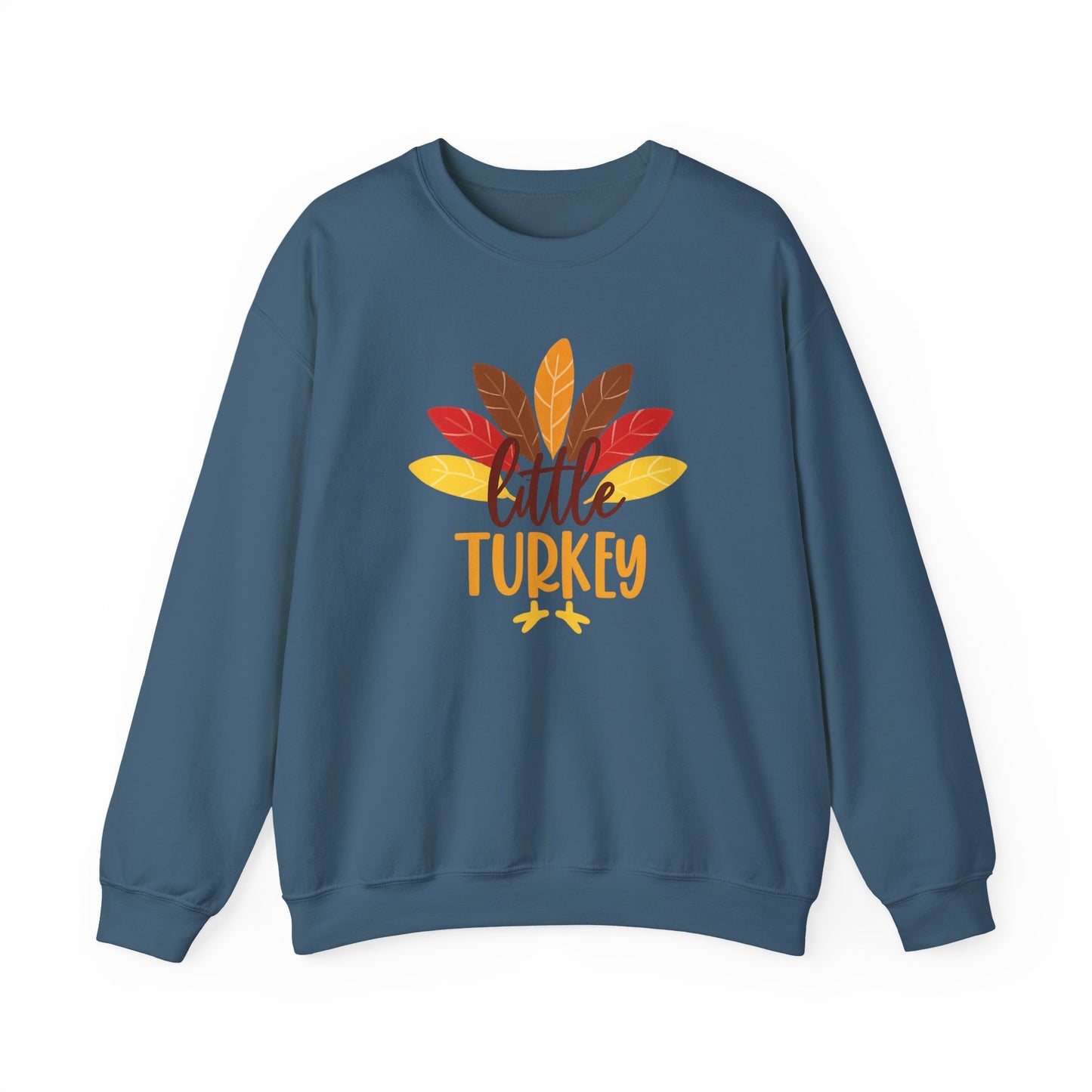 Little Turkey Crewneck Sweatshirt - Fall Harvest Style for Family Gatherings
