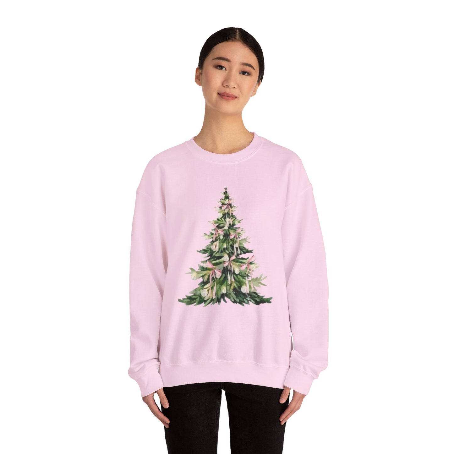 Christian Christmas Tree Sweatshirt | Faith-Based Holiday Apparel