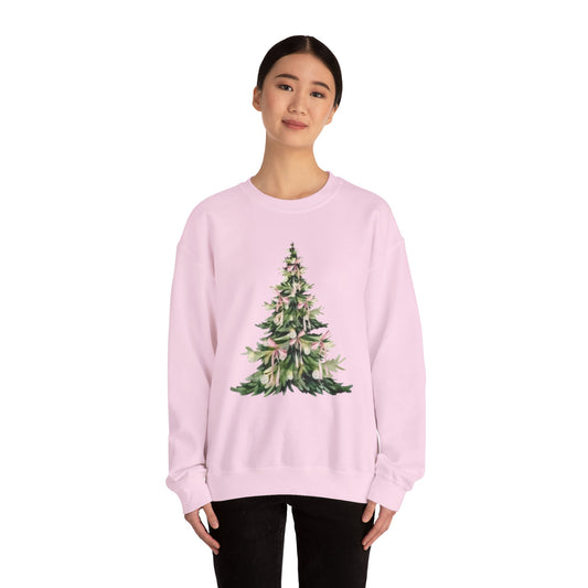 Christian Christmas Tree Sweatshirt | Faith-Based Holiday Apparel