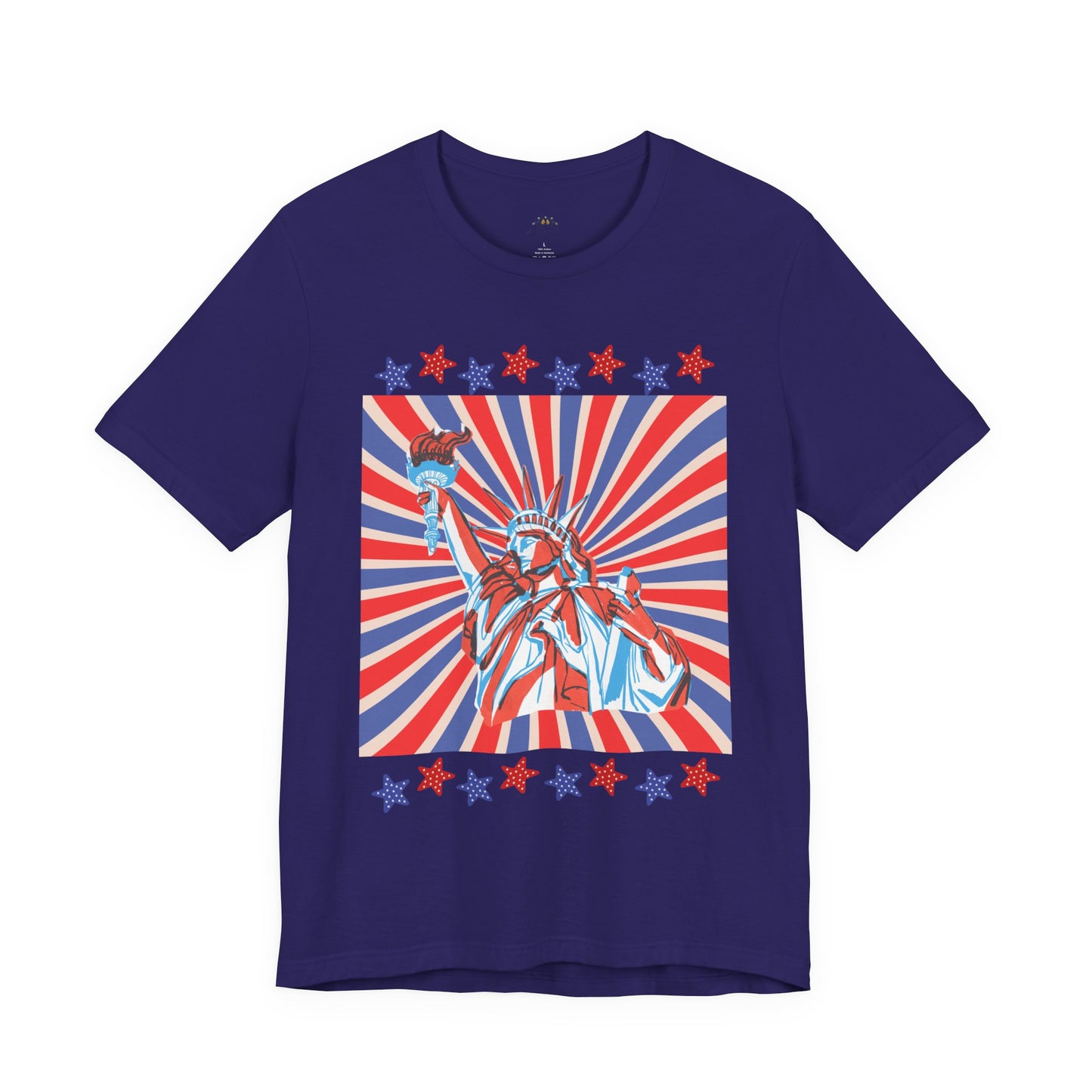 Statue of Liberty Retro Patriotic T-Shirt