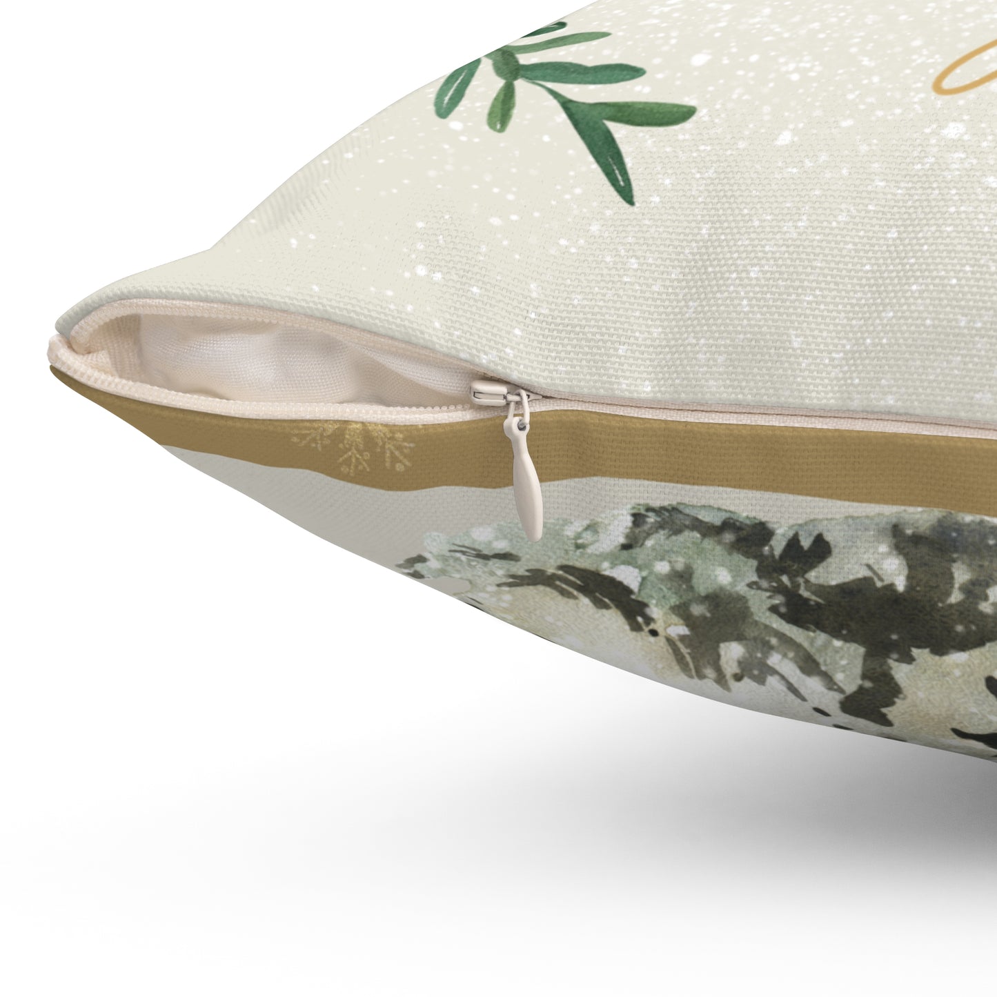 Merry & Bright -Spun Polyester Square Pillow