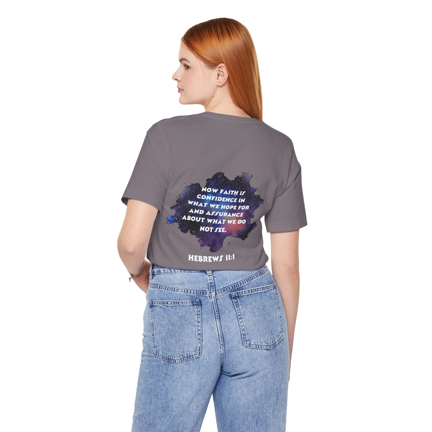 Don’t Stop Believin’ Retro Christian T-Shirt | Hebrews 11:1 Faith Tee