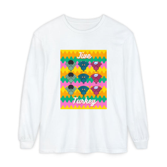 Thanksgiving Jive Turkey Long Sleeve T-Shirt