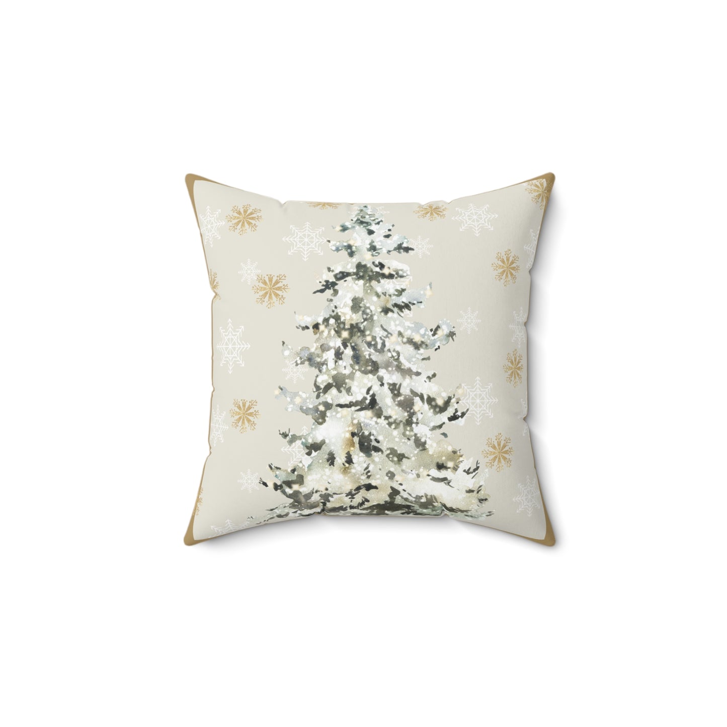 Merry & Bright -Spun Polyester Square Pillow