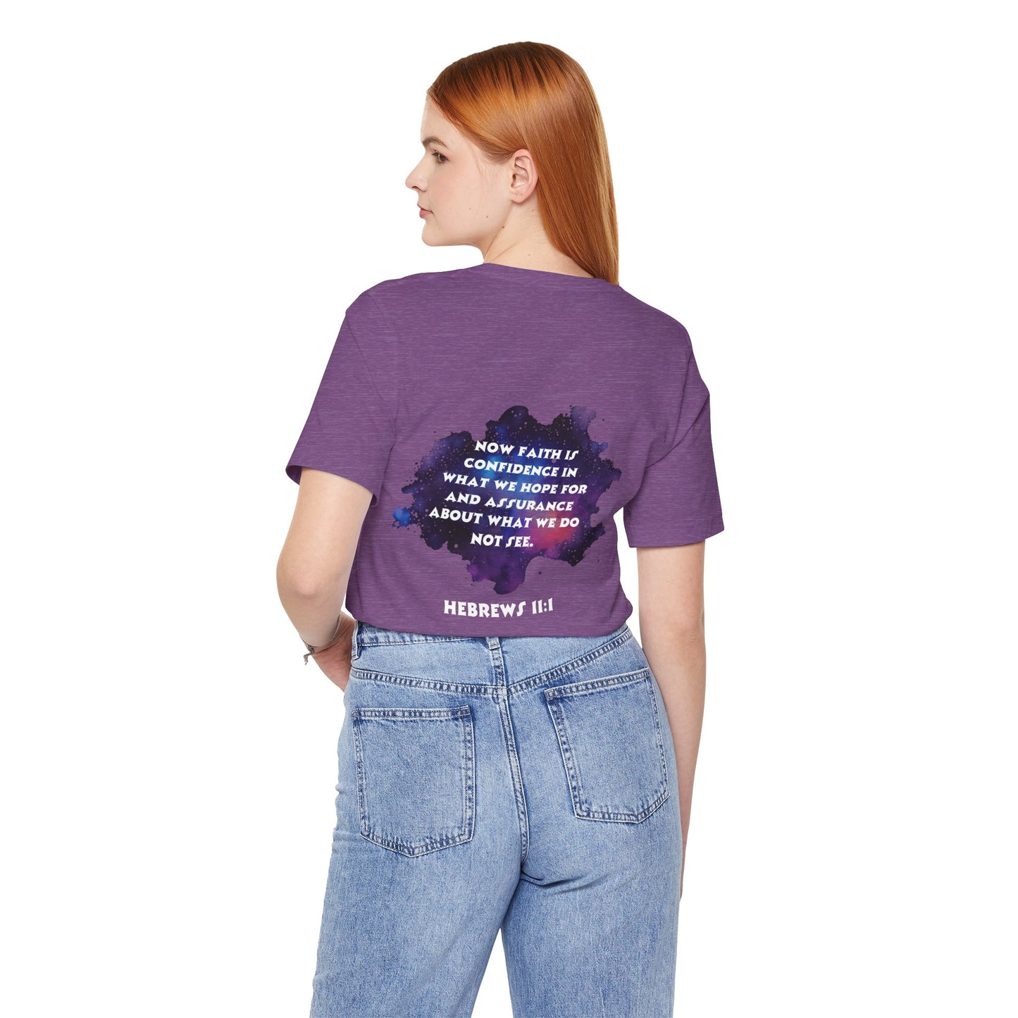 Don’t Stop Believin’ Retro Christian T-Shirt | Hebrews 11:1 Faith Tee