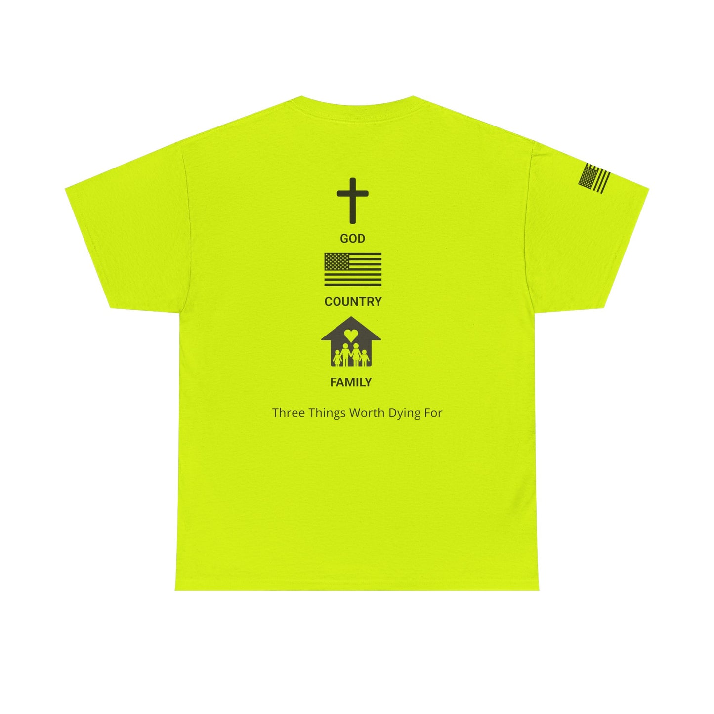 God, Country, Family Tee — Fitzgerald Service Company Graphic T‑Shirt