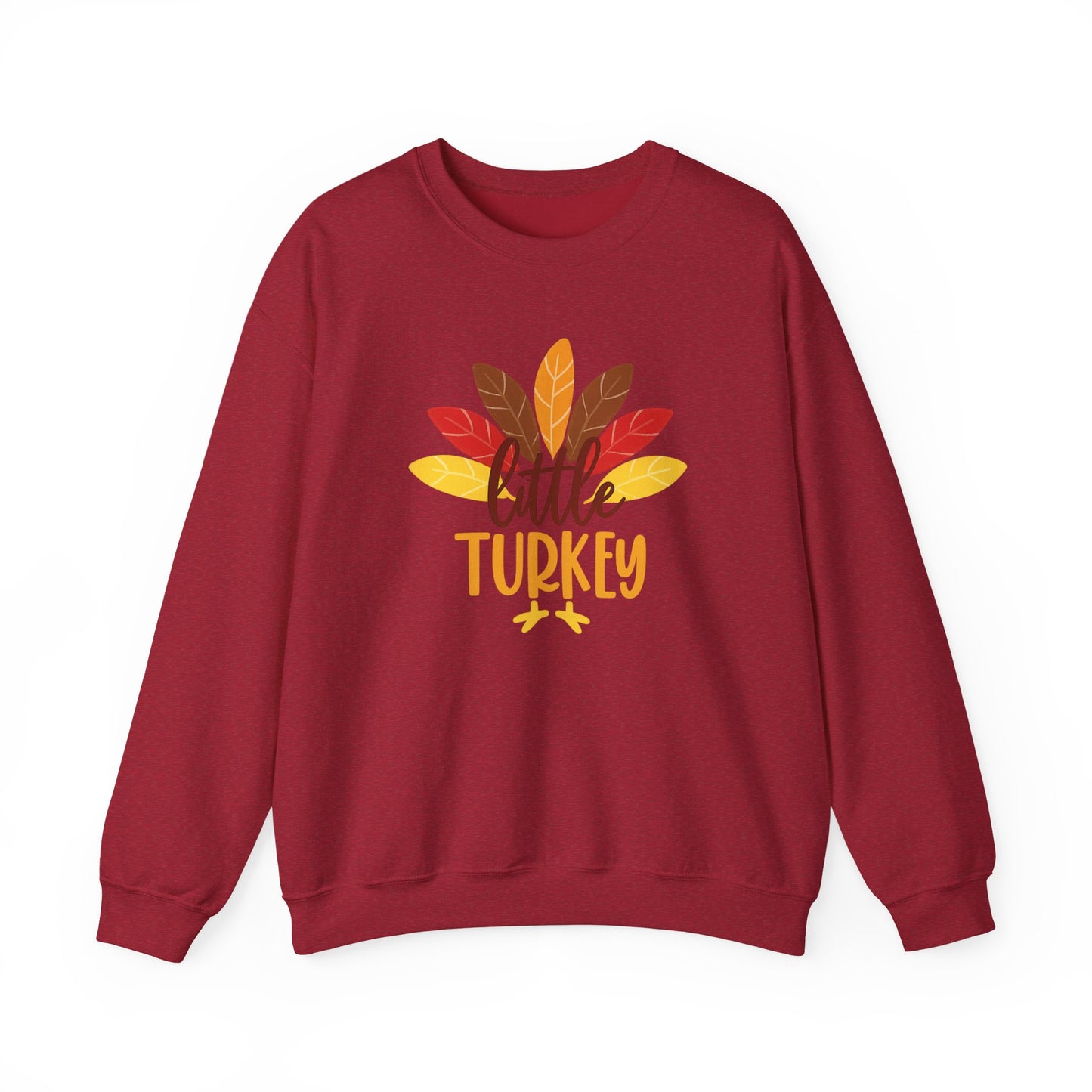 Little Turkey Crewneck Sweatshirt - Fall Harvest Style for Family Gatherings