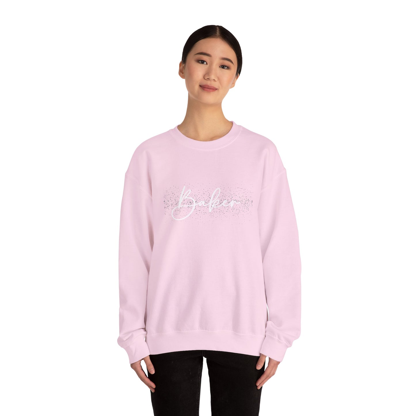 Custom Name Sparkle Sweatshirt – Rosaline Script - Wide variety of colors and sizes