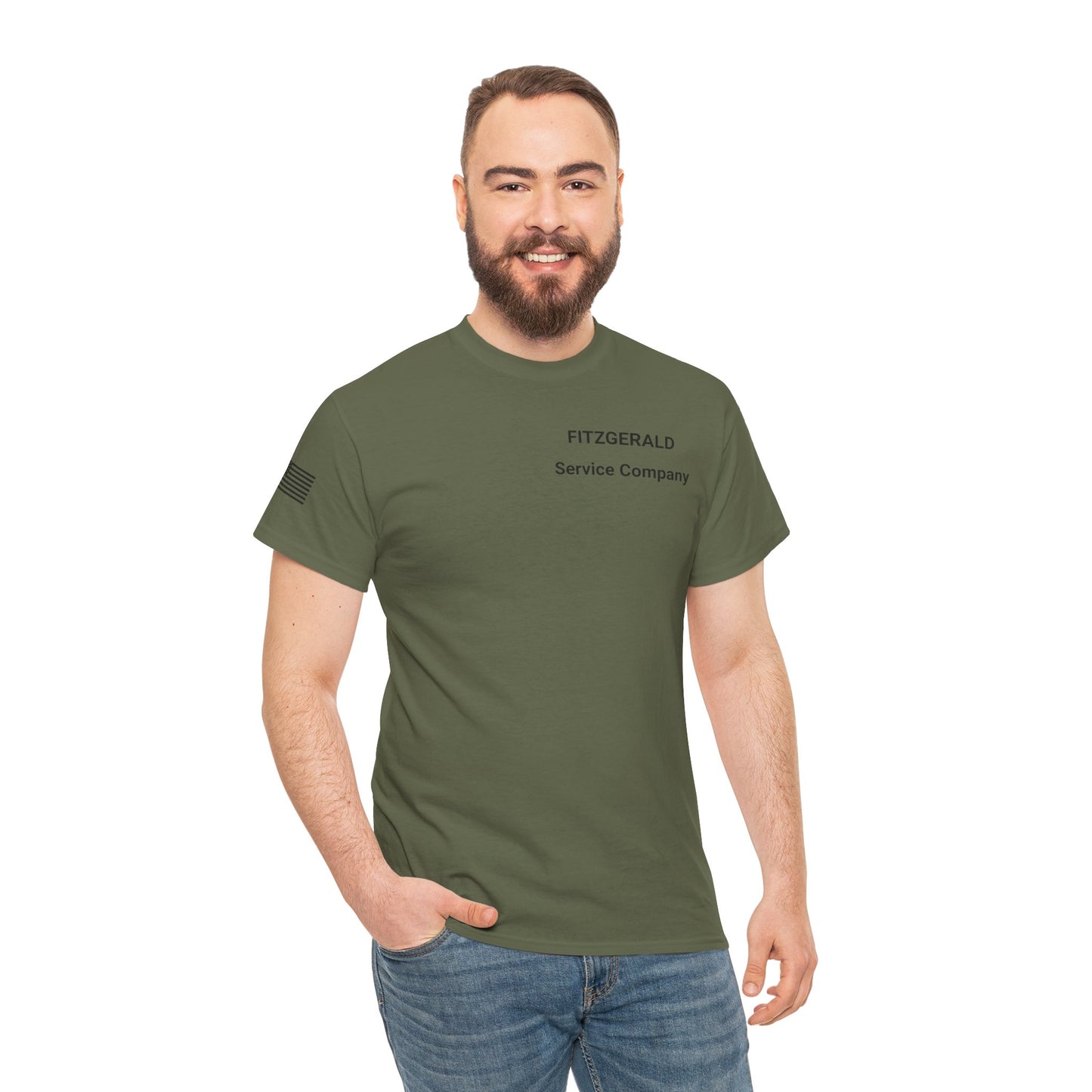 God, Country, Family Tee — Fitzgerald Service Company Graphic T‑Shirt