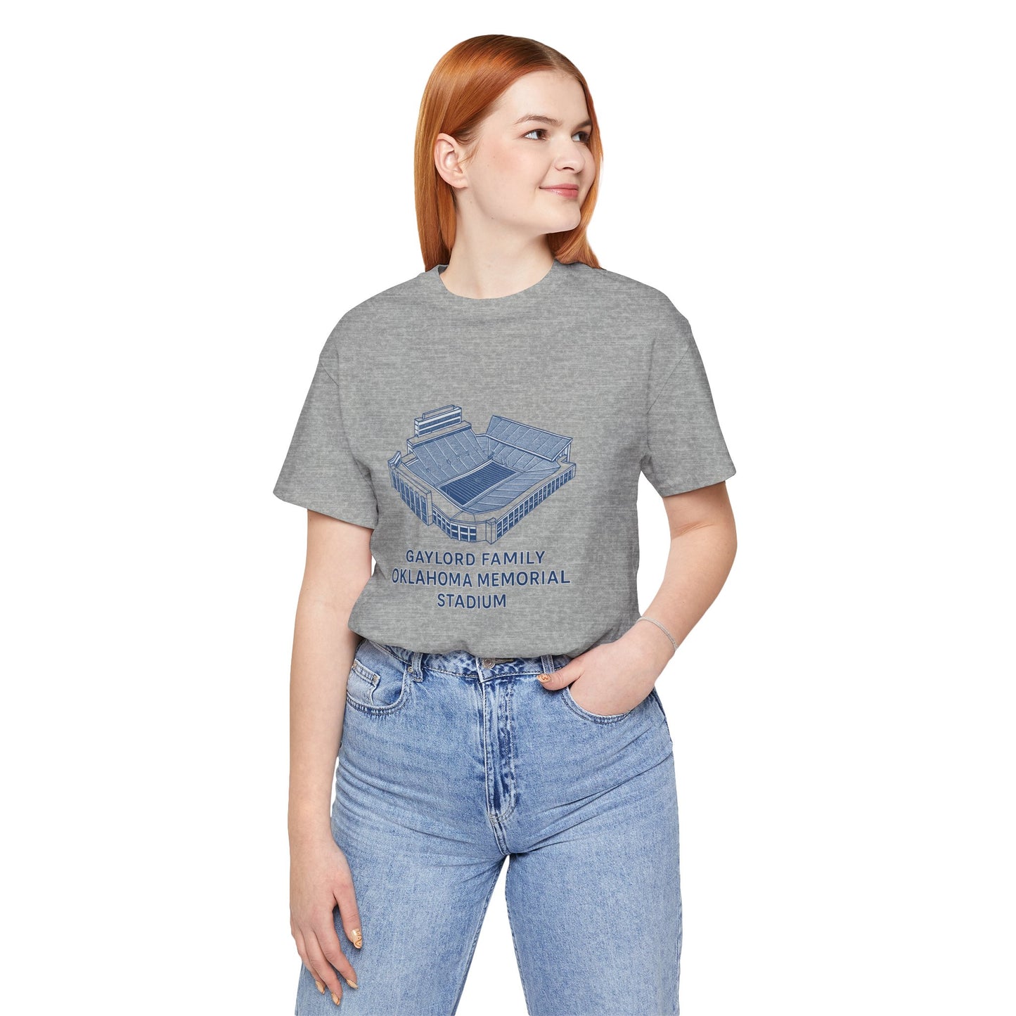 College Stadium Graphic Tee - Gaylord Family Oklahoma Memorial Stadium