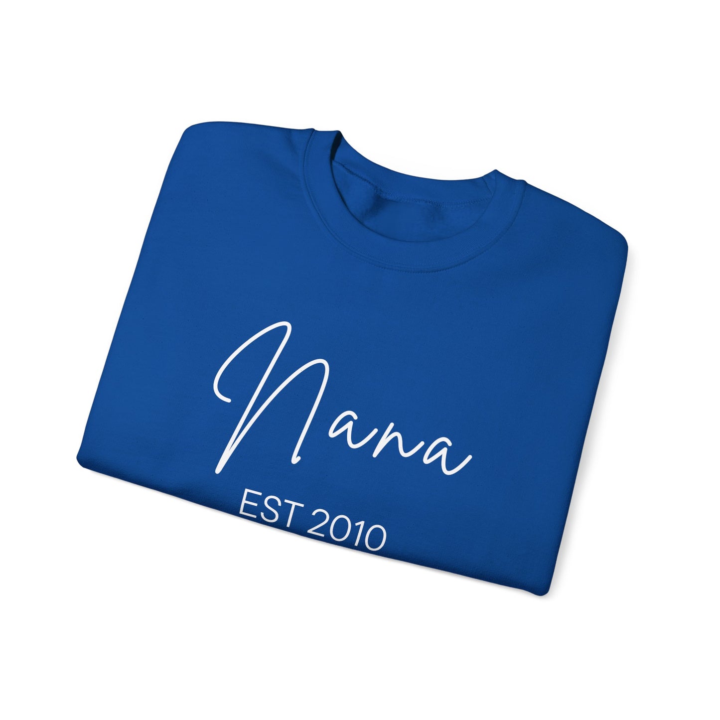 Personalized "Nana" Sweatshirt - Script Graphic, Minimal Cozy Pullover