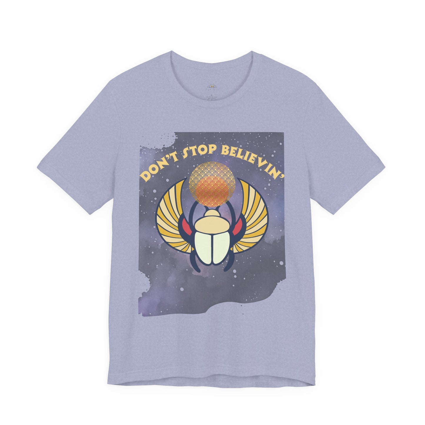 Don’t Stop Believin’ Retro Christian T-Shirt | Hebrews 11:1 Faith Tee