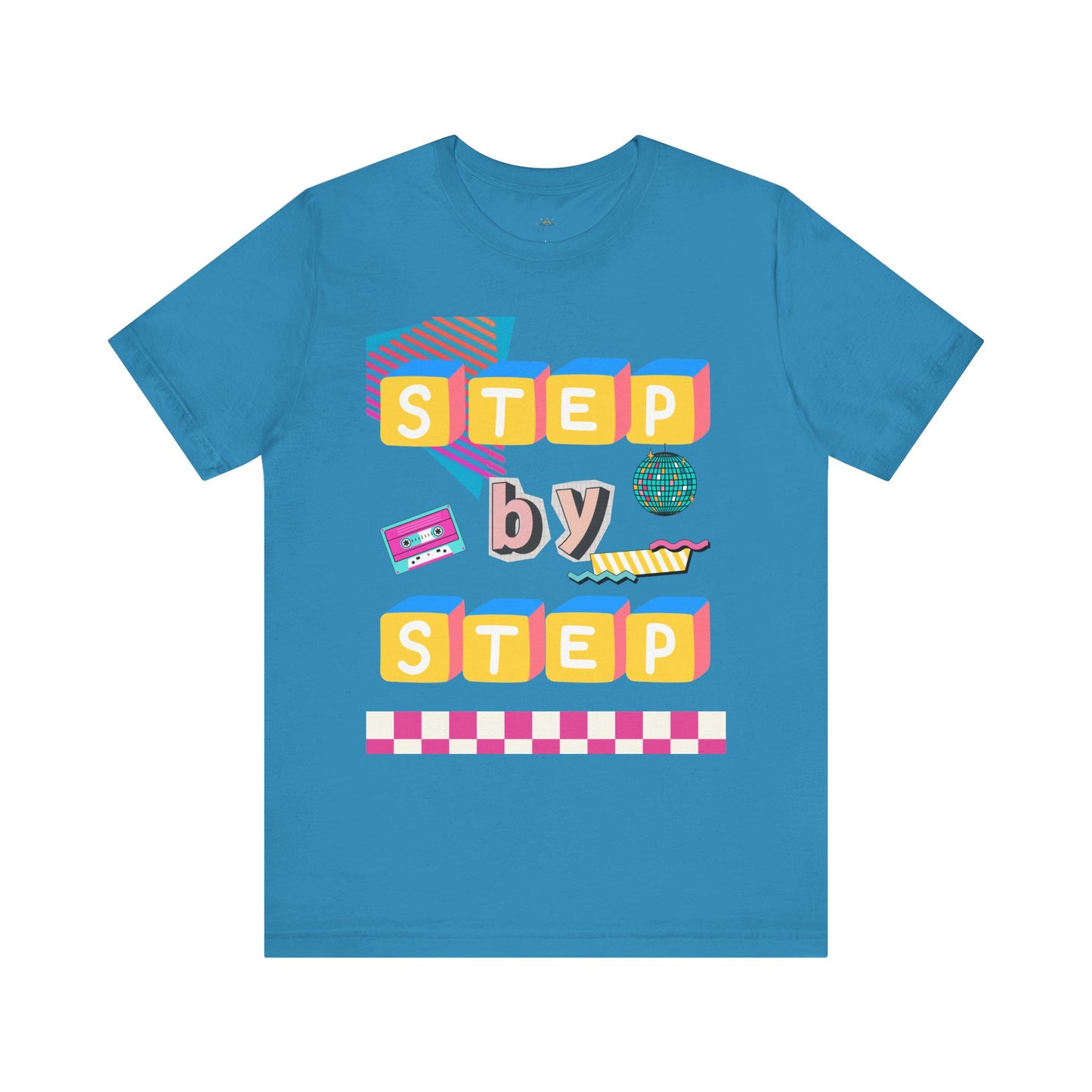 Step by Step Proverbs 16:9 Retro Christian T-Shirt