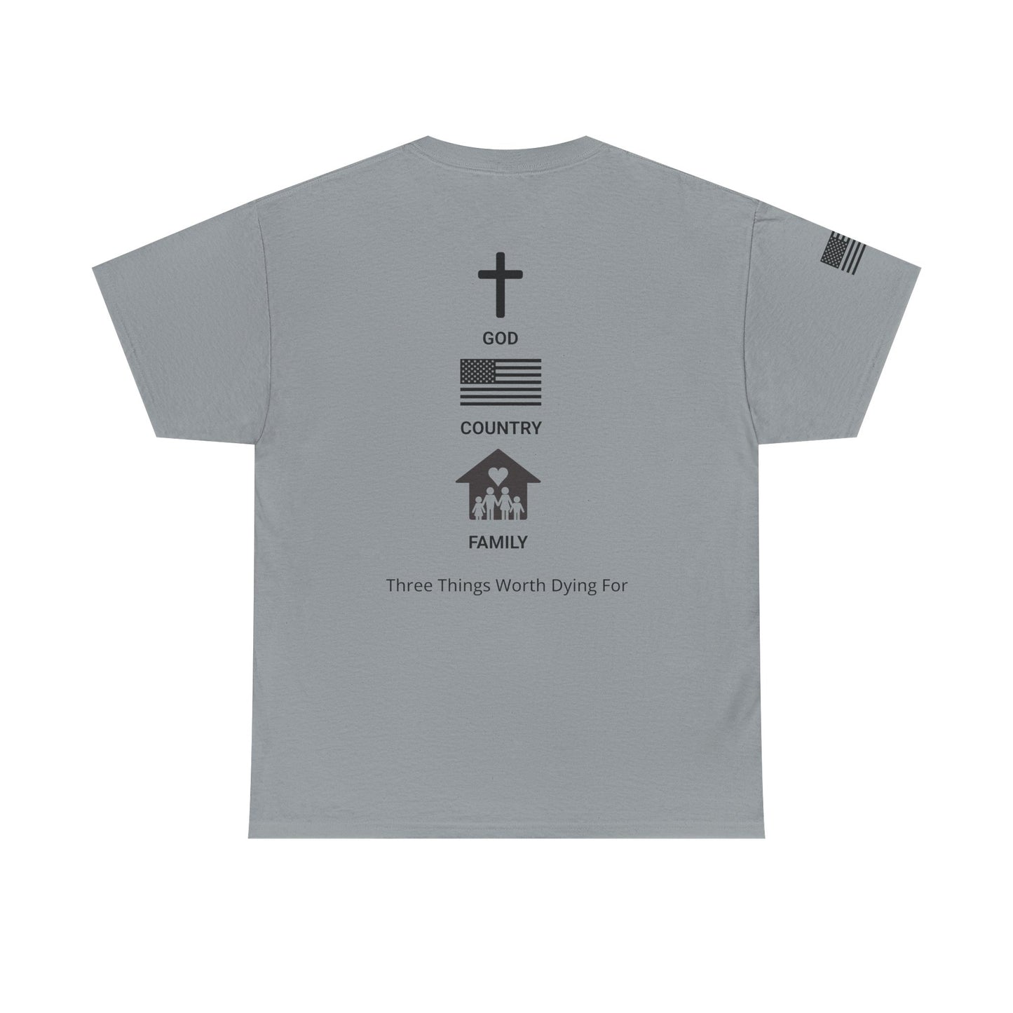 God, Country, Family Tee — Fitzgerald Service Company Graphic T‑Shirt