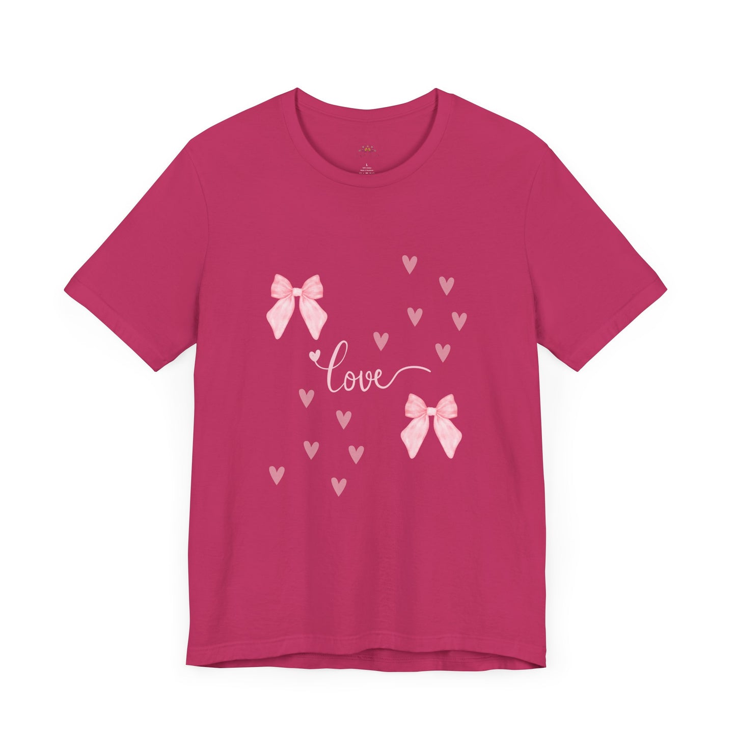 "Love & Bows" Women's T-Shirt – Cute & Feminine Faith-Based Tee