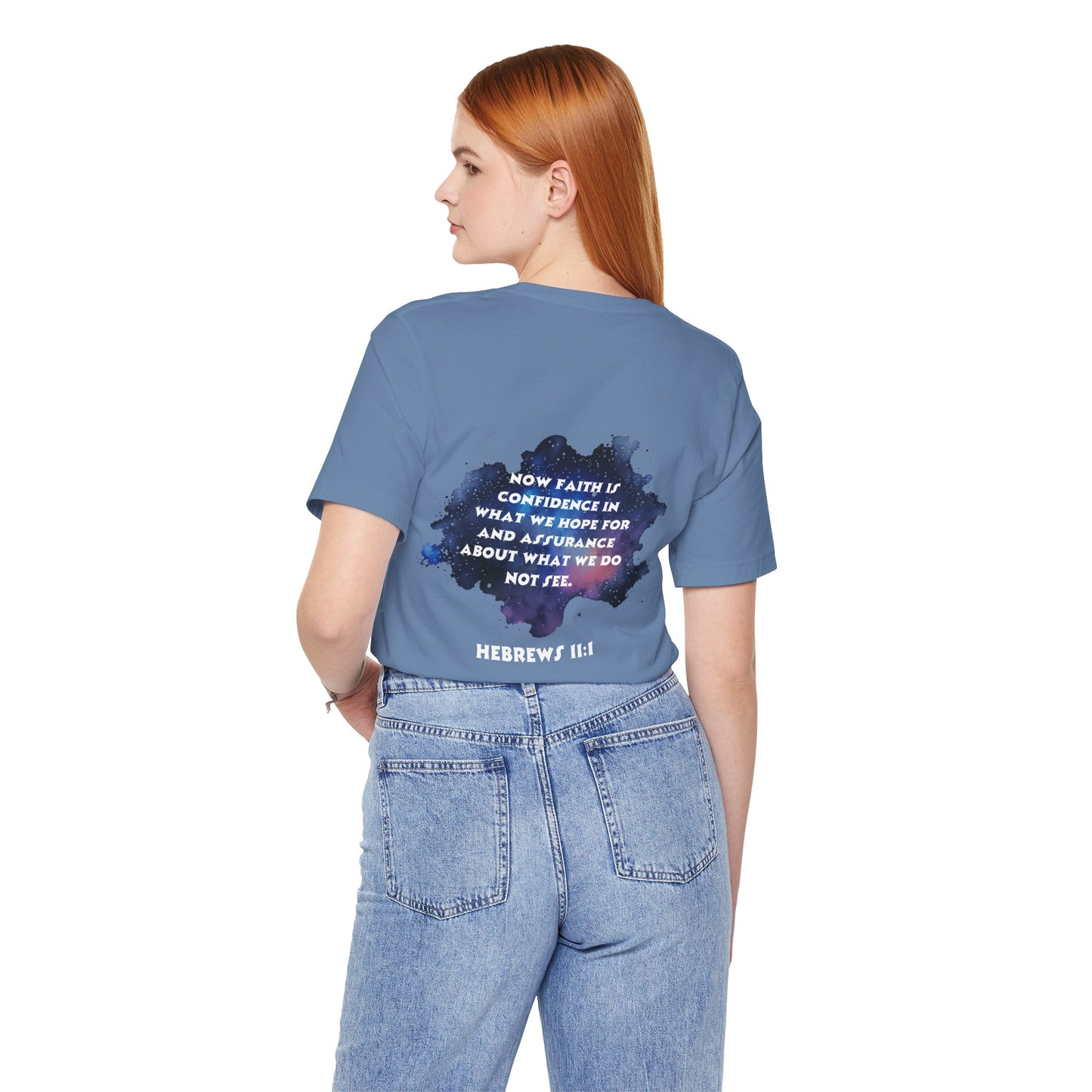 Don’t Stop Believin’ Retro Christian T-Shirt | Hebrews 11:1 Faith Tee