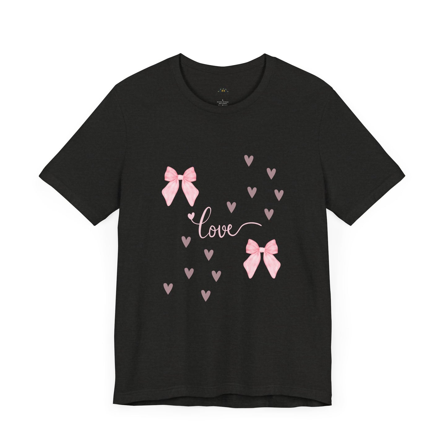 "Love & Bows" Women's T-Shirt – Cute & Feminine Faith-Based Tee