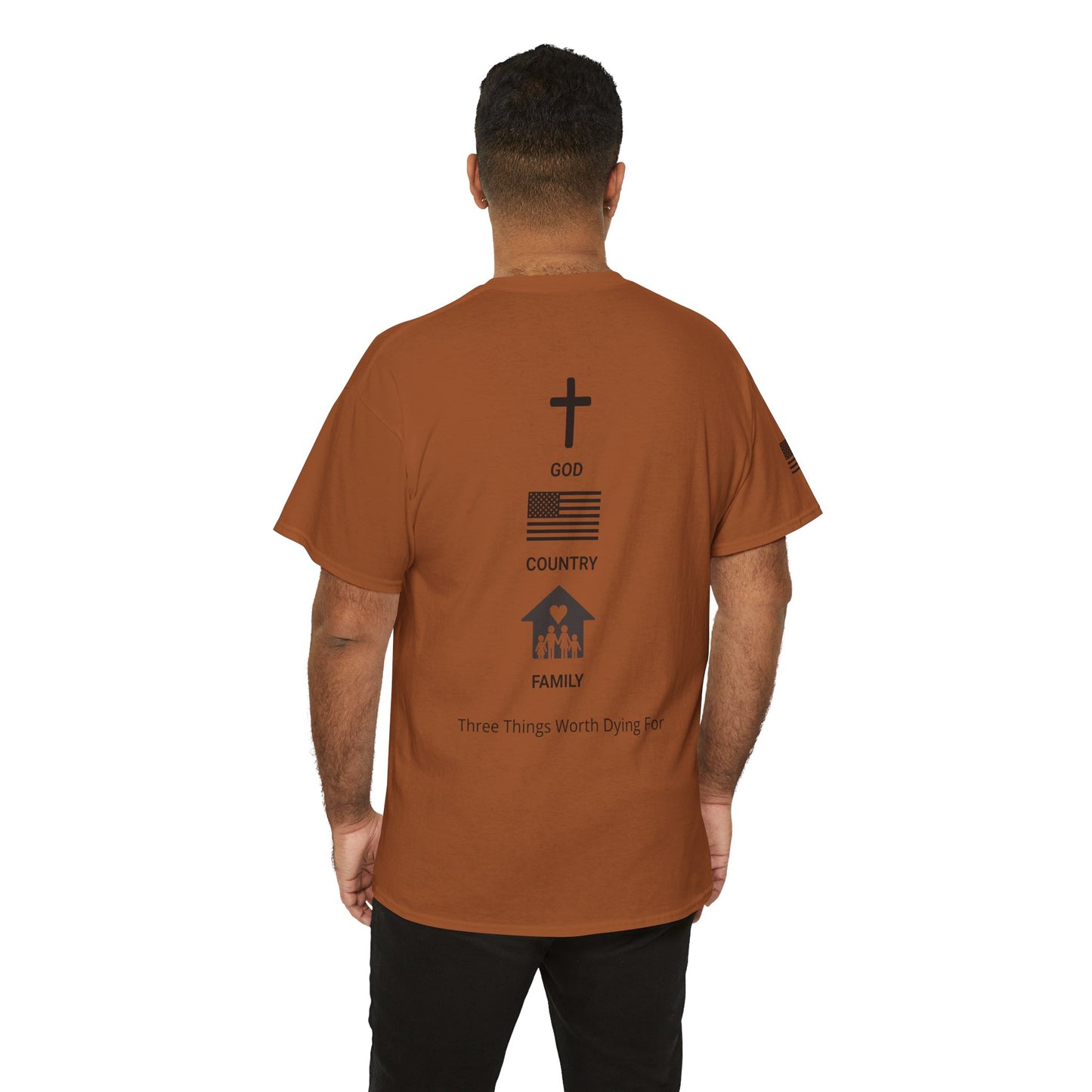 God, Country, Family Tee — Fitzgerald Service Company Graphic T‑Shirt