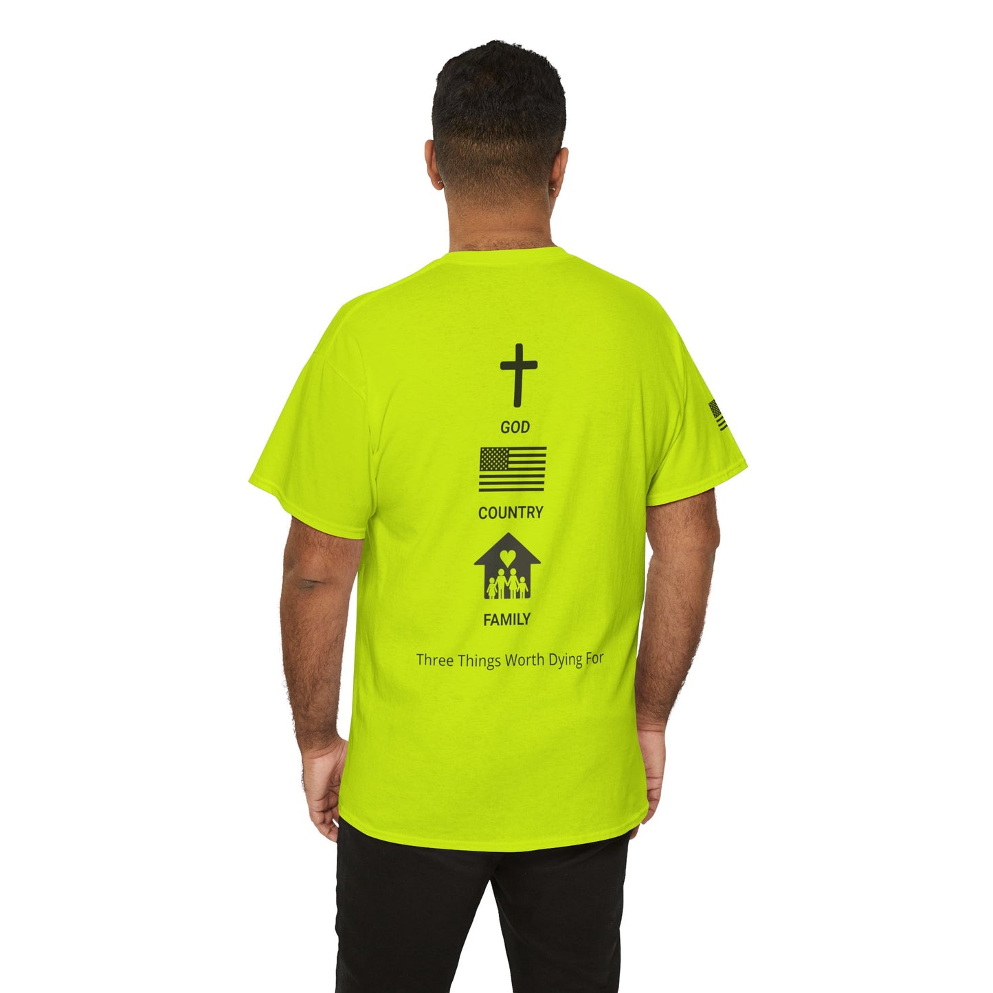 God, Country, Family Tee — Fitzgerald Service Company Graphic T‑Shirt