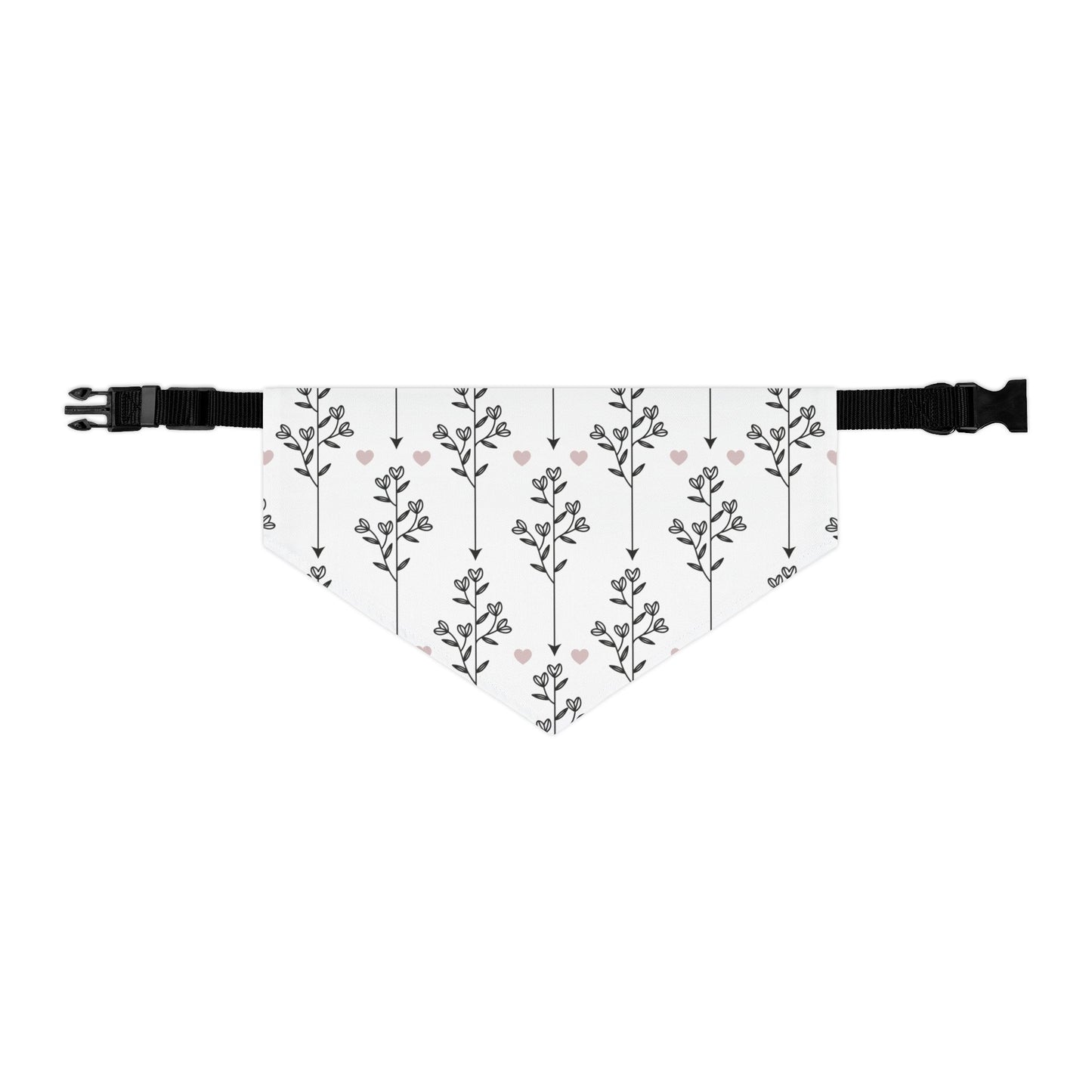 Hearts & Arrows Pet Bandana