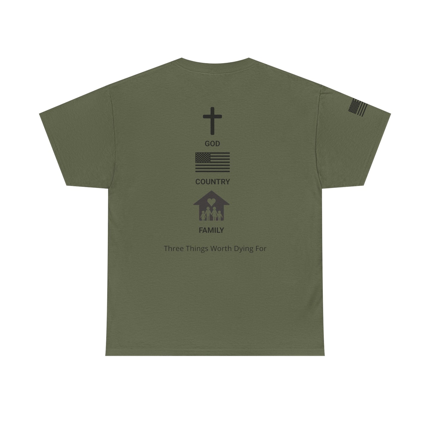 God, Country, Family Tee — Fitzgerald Service Company Graphic T‑Shirt
