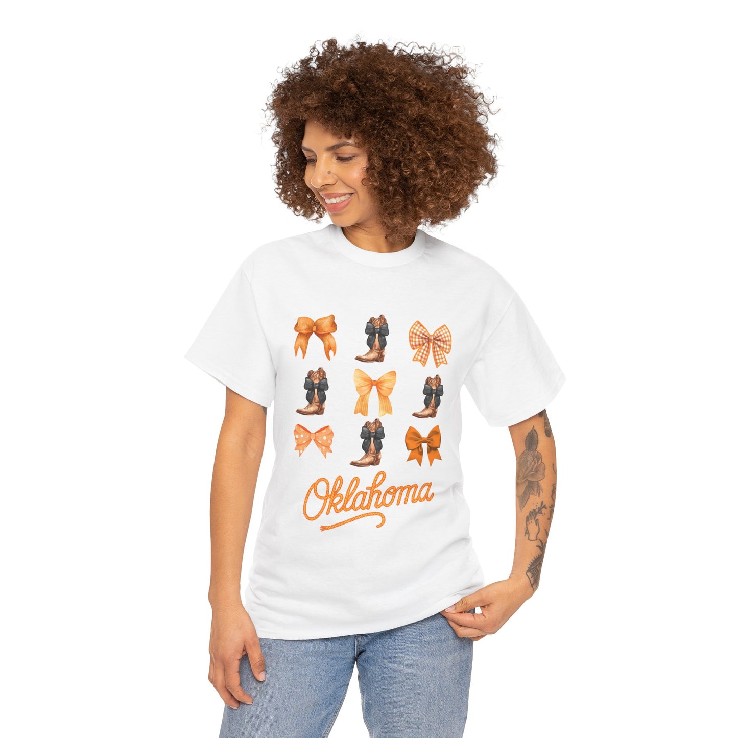 Boots, Bows & Oklahoma State Pride Tee