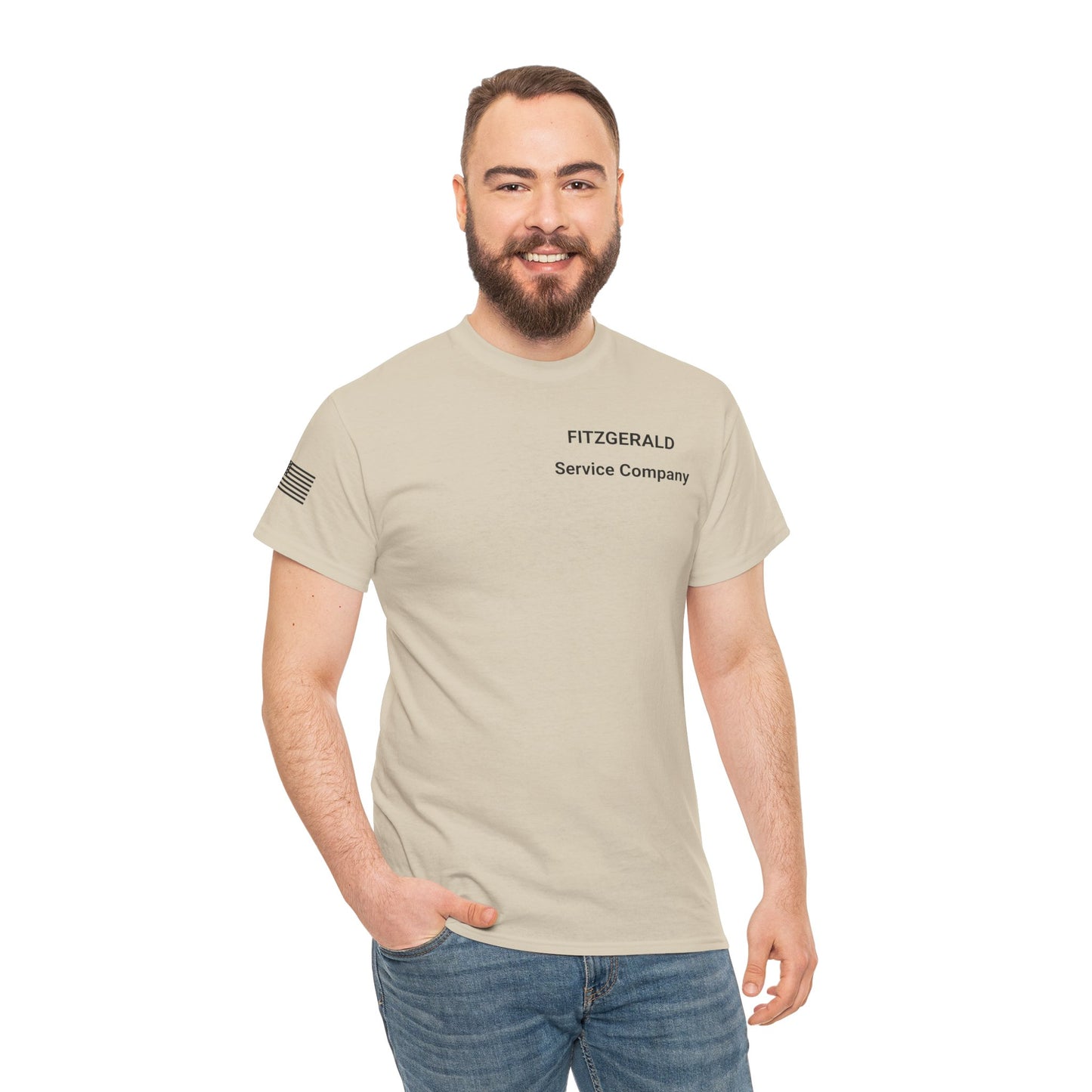 God, Country, Family Tee — Fitzgerald Service Company Graphic T‑Shirt