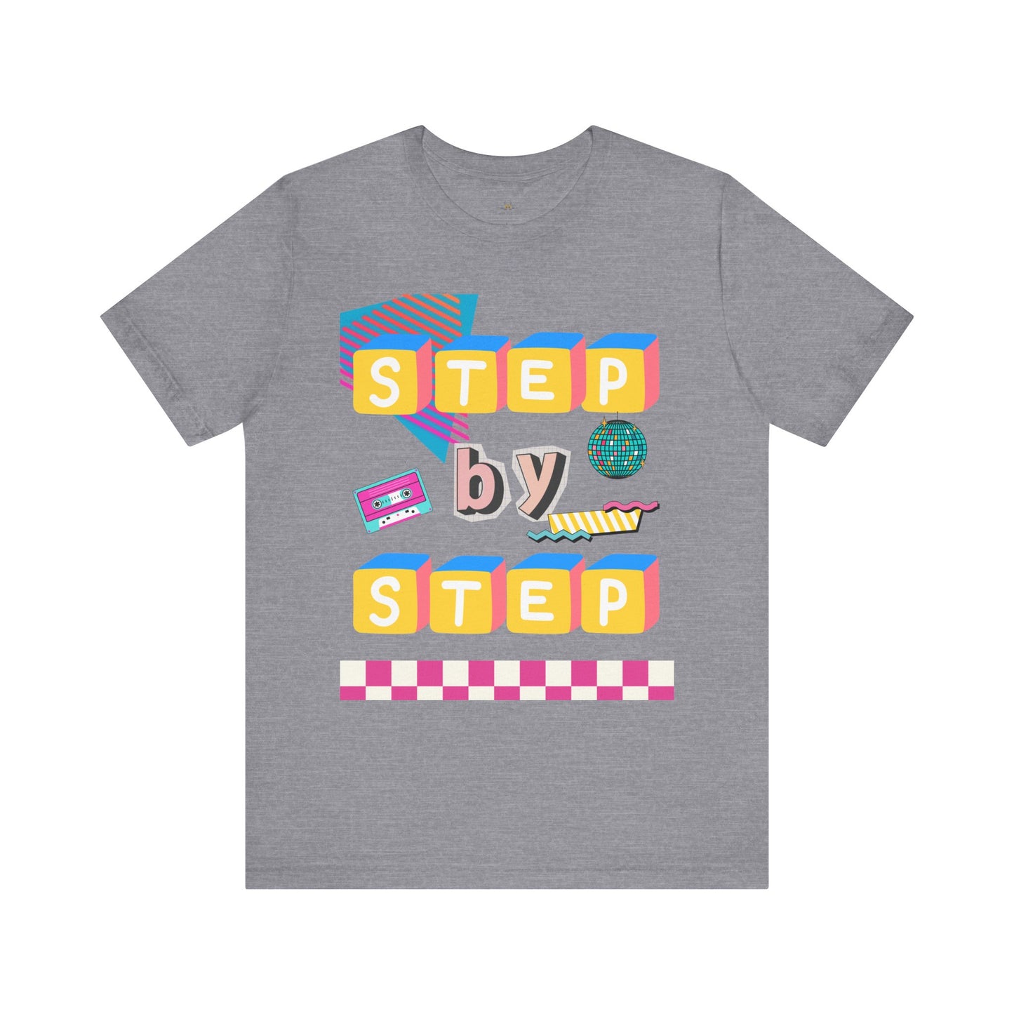 Step by Step Proverbs 16:9 Retro Christian T-Shirt