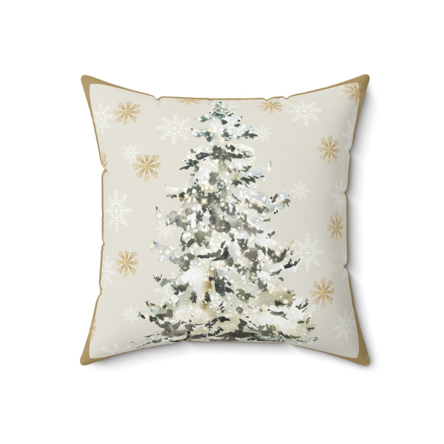 Merry & Bright -Spun Polyester Square Pillow