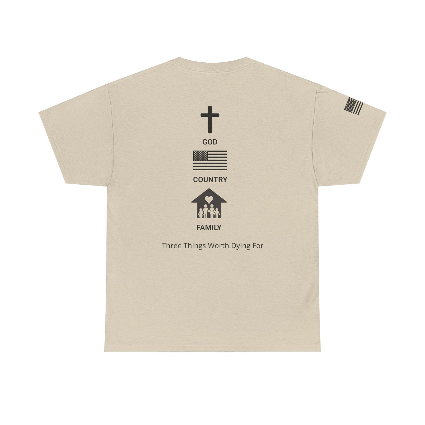 God, Country, Family Tee — Fitzgerald Service Company Graphic T‑Shirt