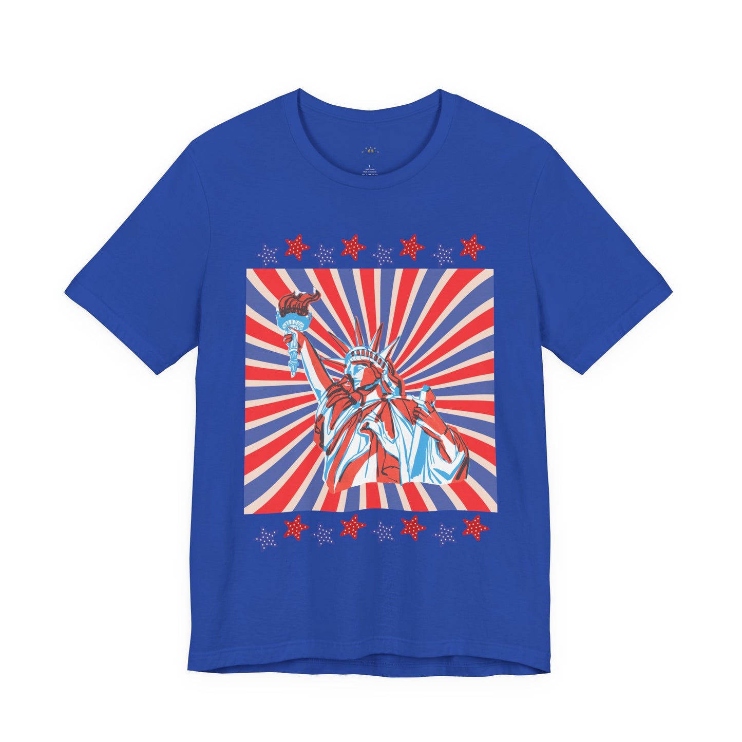 Statue of Liberty Retro Patriotic T-Shirt