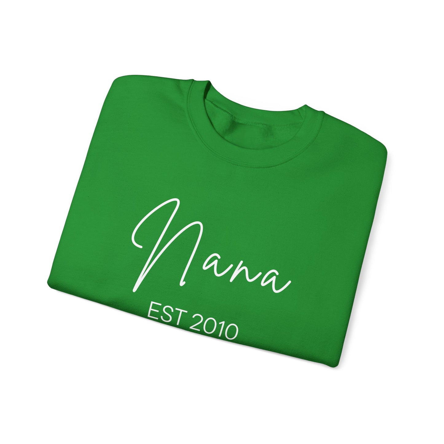 Personalized "Nana" Sweatshirt - Script Graphic, Minimal Cozy Pullover