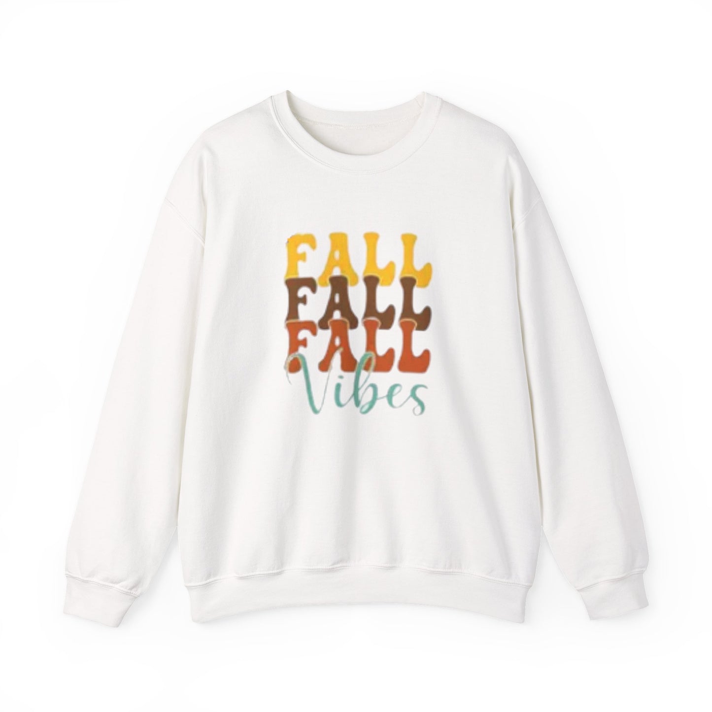 Cozy Fall Vibes Crewneck Sweatshirt, Autumn Fashion, Unisex Pullover, Perfect for Layering, Thanksgiving Gift Idea