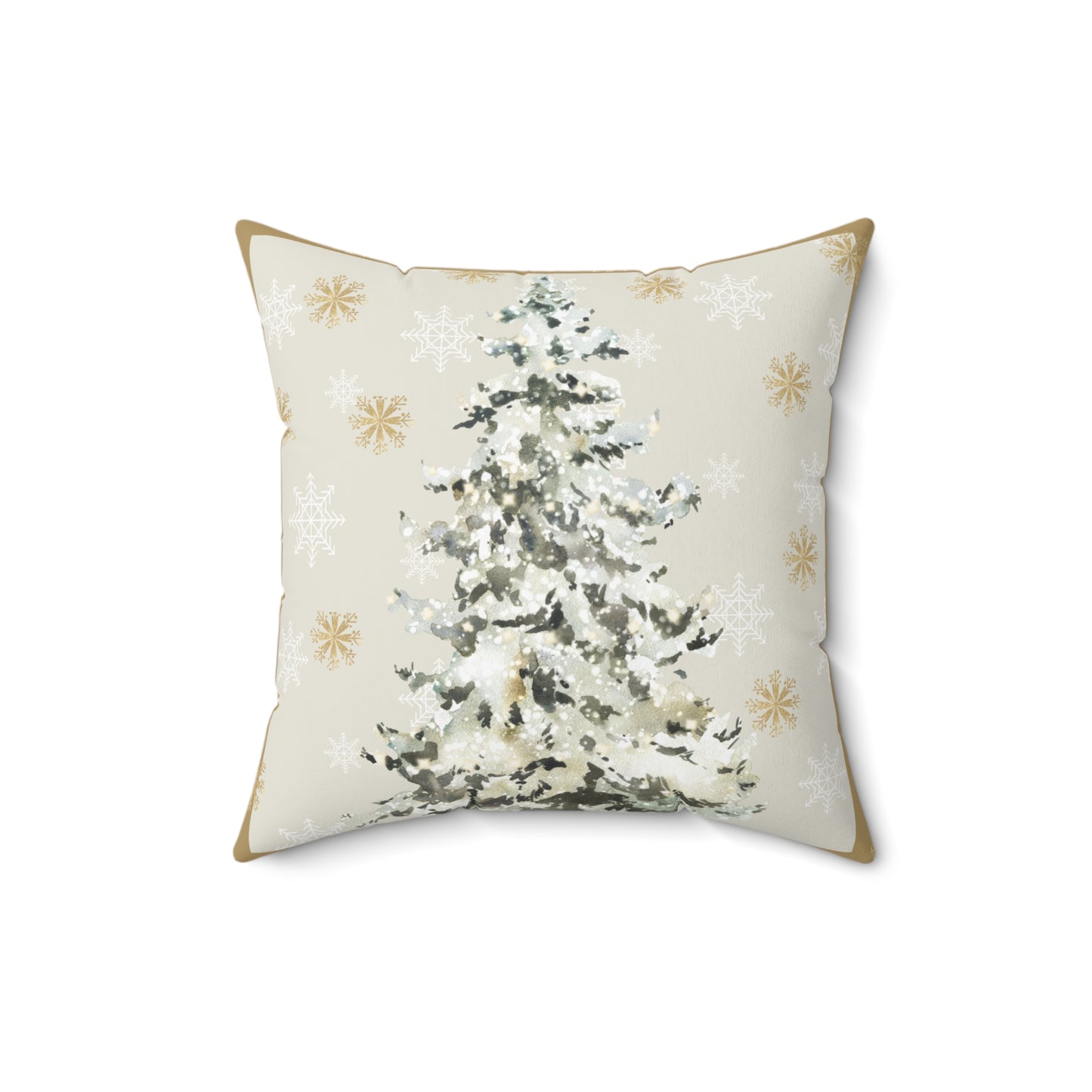 Merry & Bright -Spun Polyester Square Pillow