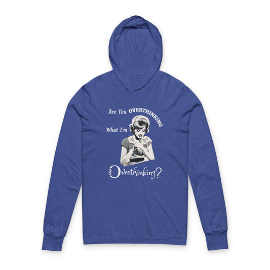 Christian Overthinking Hoodie with Philippians 4:6-7 | Faith-Based Long Sleeve Hoodie